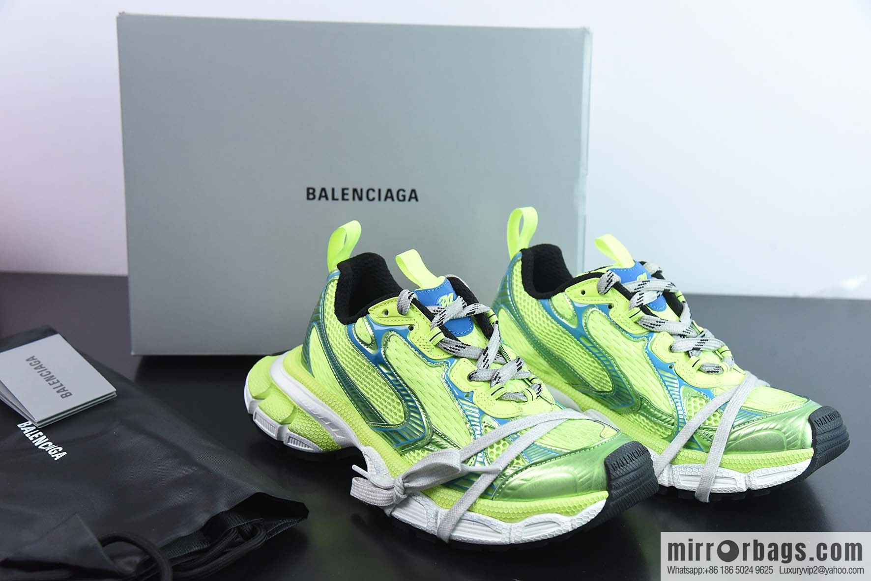 Balenciaga/Balenciaga 23 New XXXL 3XL Show, Lace-up Vintage Daddy Shoes