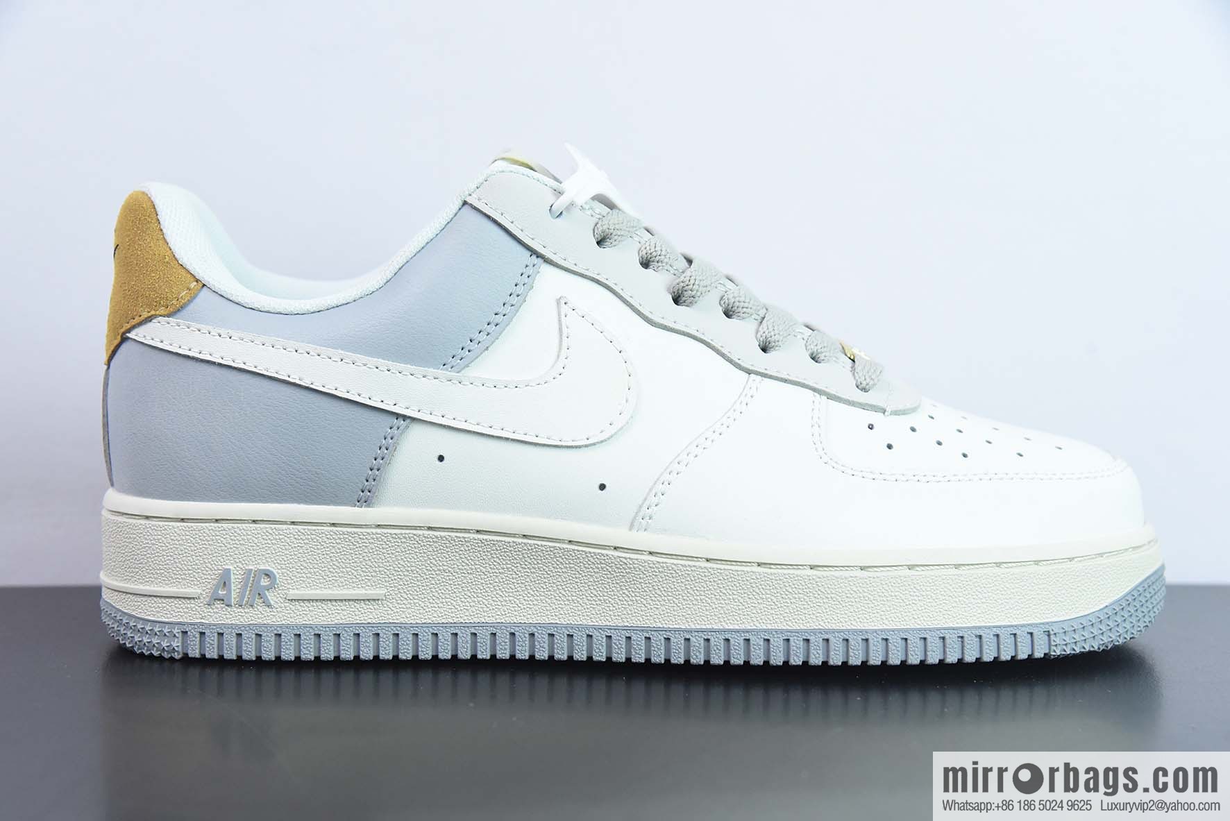 NK Air Force 1 '07 Low Light Gray Brown, Air Force One Low Top Casual Sneakers, Item Number: CW2288-702