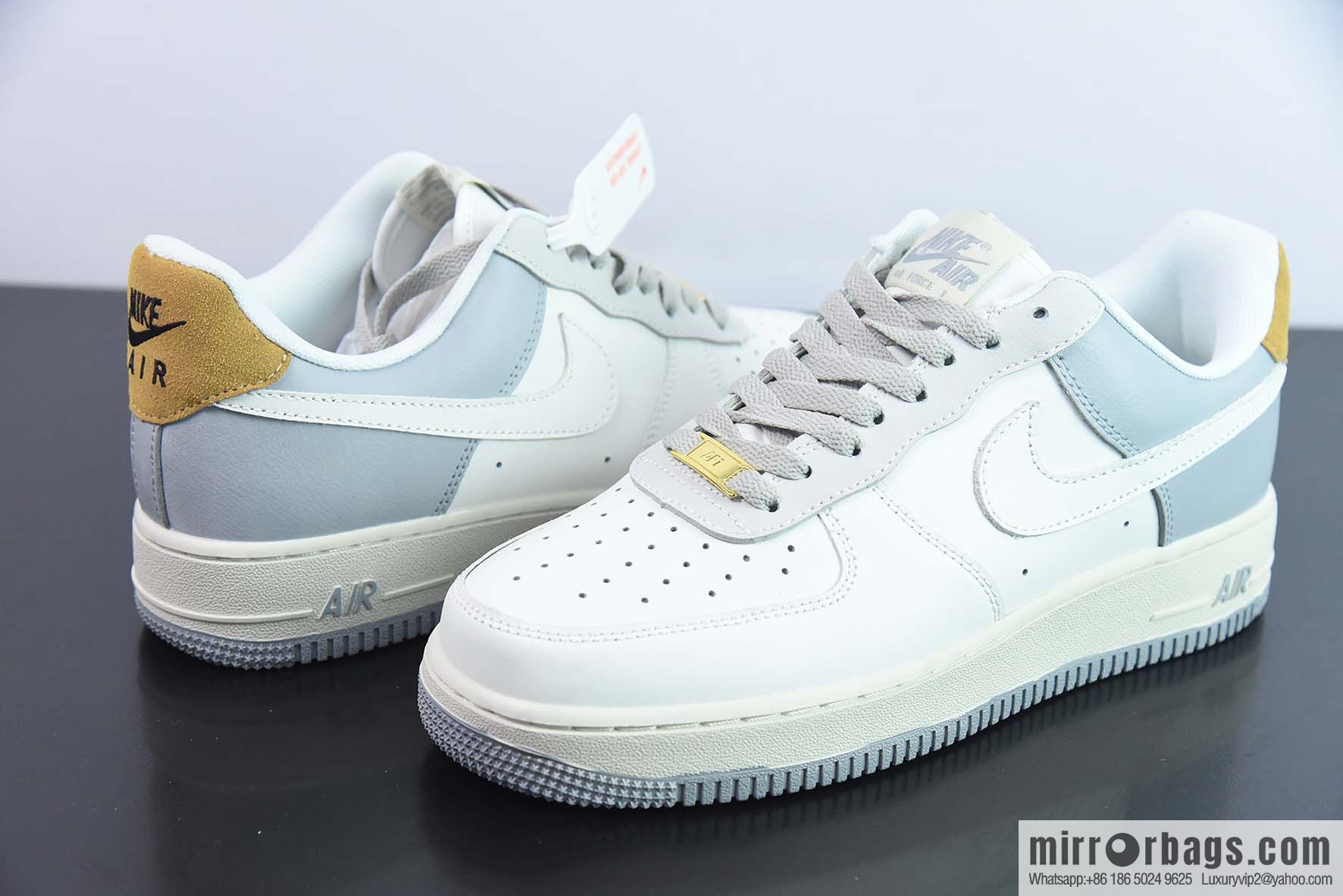 NK Air Force 1 '07 Low Light Gray Brown, Air Force One Low Top Casual Sneakers, Item Number: CW2288-702