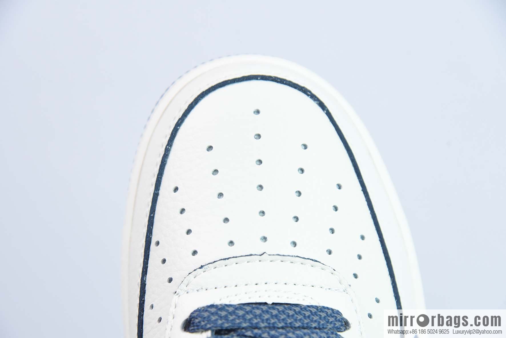 Nike Air Force 1 Low Air Force One Low Top Versatile Casual Sports Board Shoes Mini Hook, Double Hook, Pearlescent White Blue