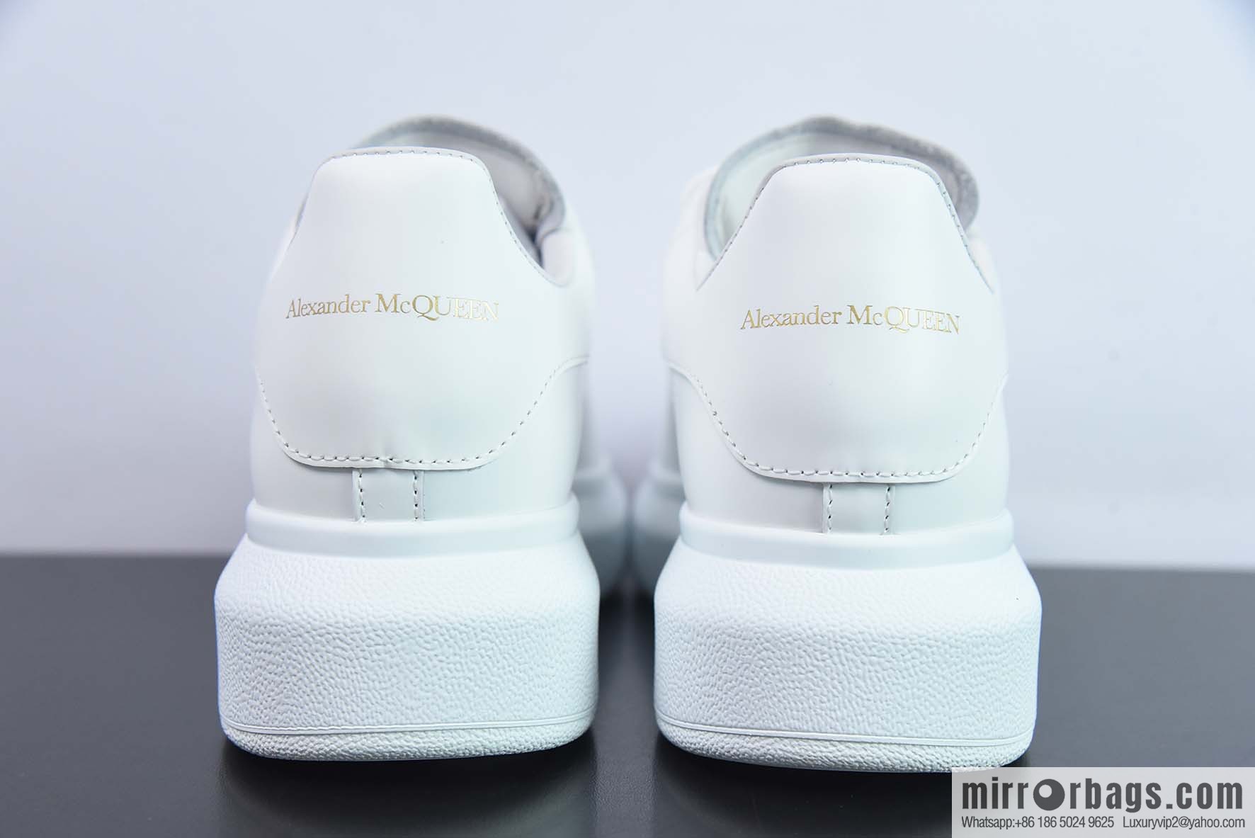 Alexander McQueen/Alexander McQueen, white shoes with thick soles