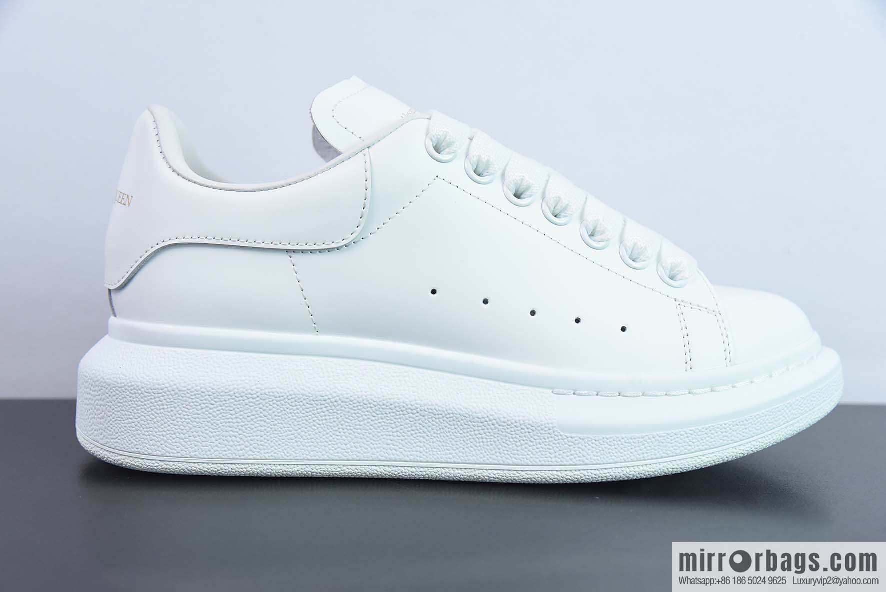 Alexander McQueen/Alexander McQueen, white shoes with thick soles