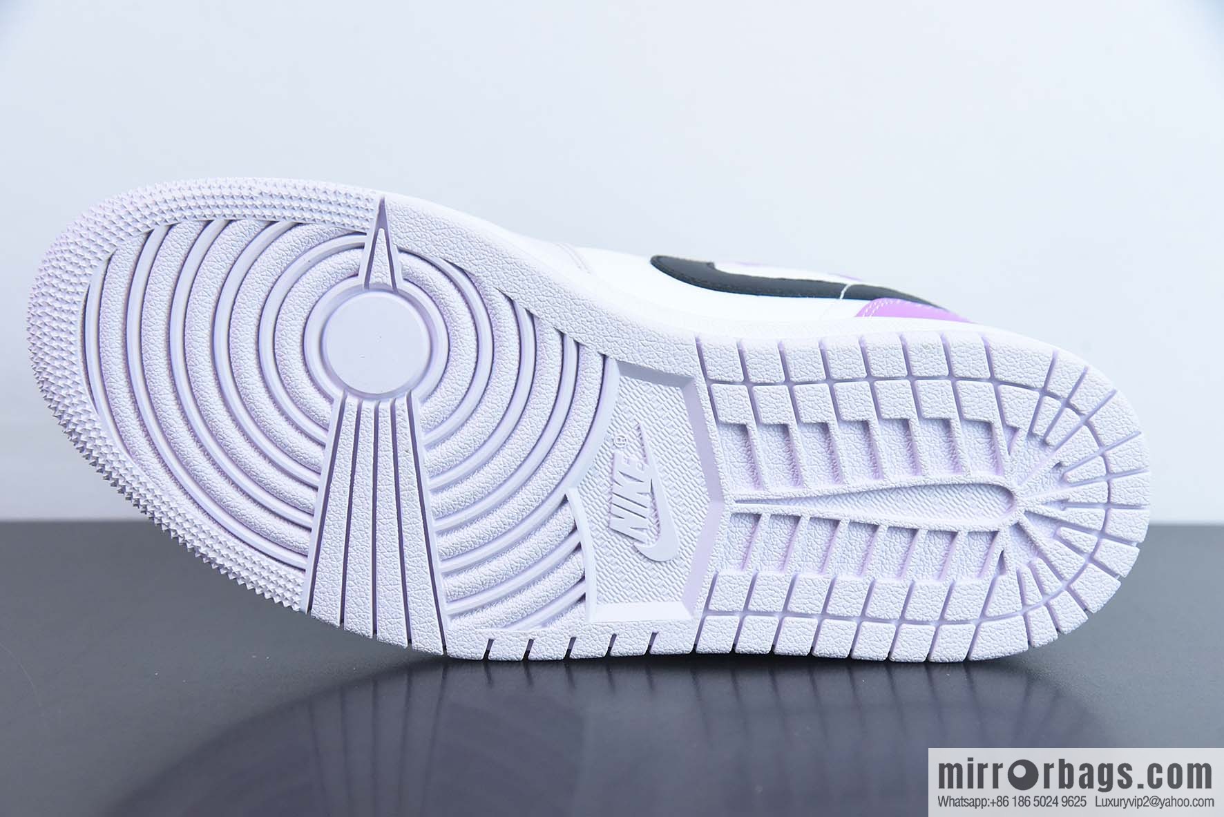 NK Air Jordan 1 Mid GS AJ1 Joe 1 gradual change grape purple, medium top basketball shoes, item number: DQ8423-501
