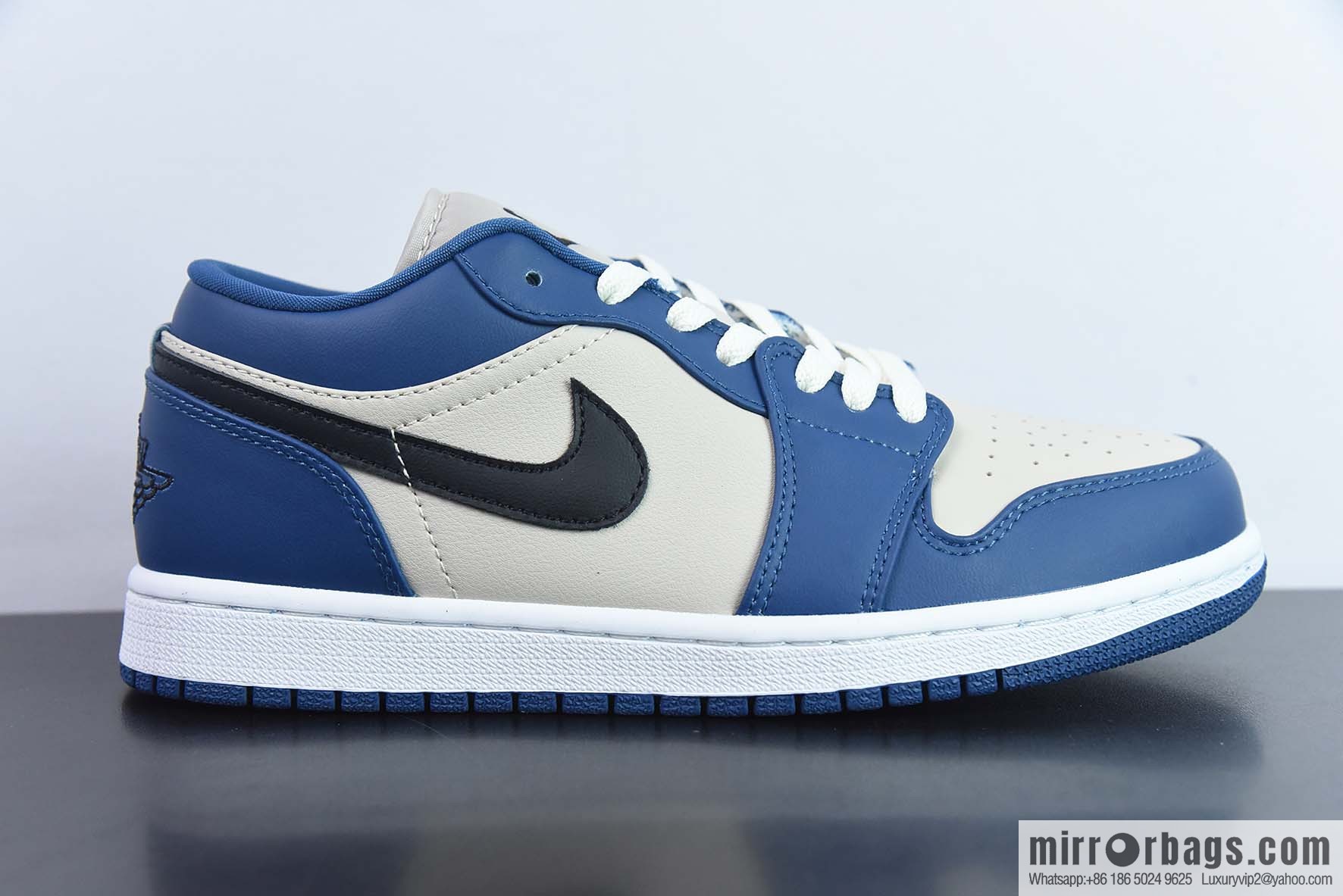 Air Jordan 1 Low blue gray AJ1 Joe 1 low-top casual shoes, item number: DC0774 402