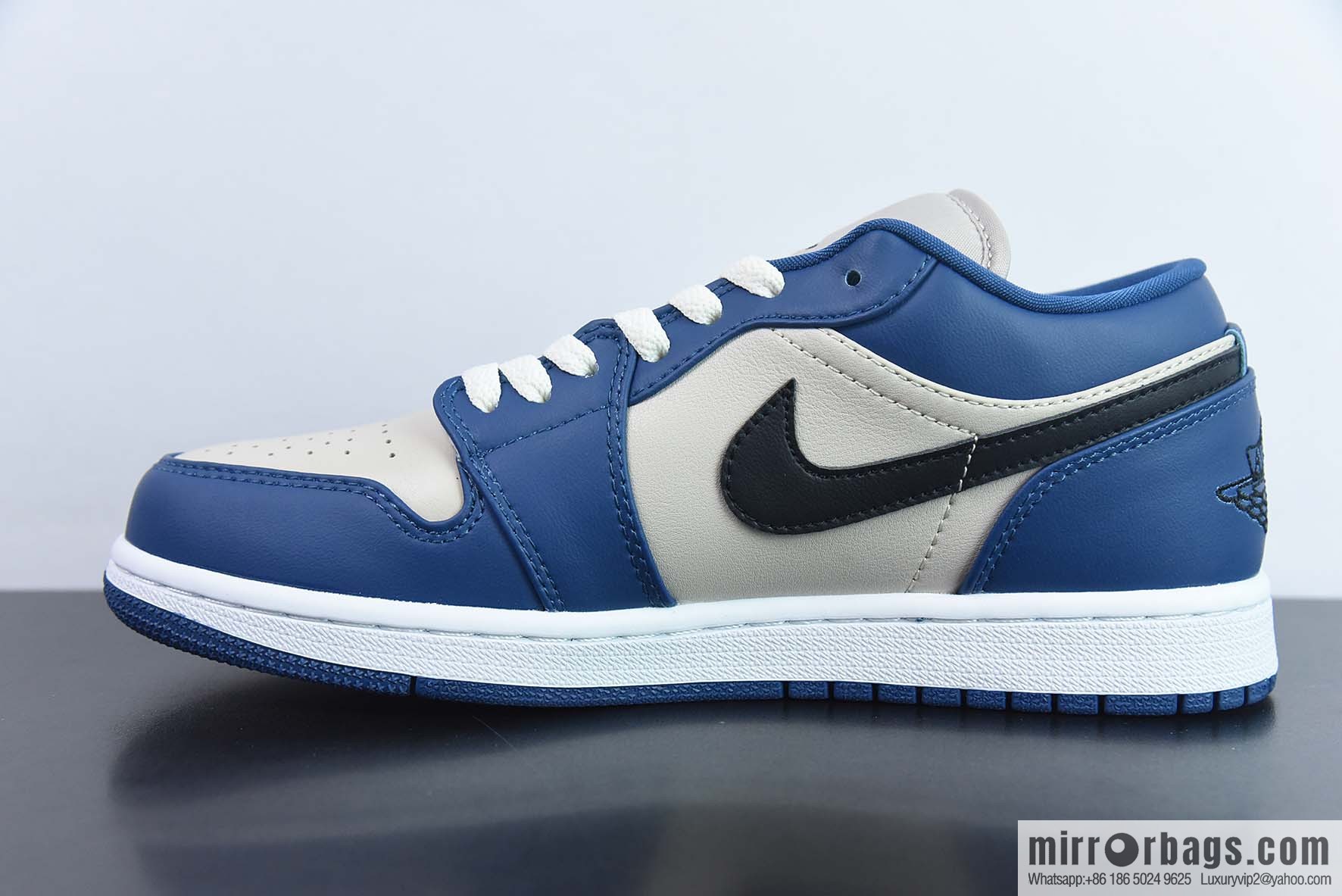 Air Jordan 1 Low blue gray AJ1 Joe 1 low-top casual shoes, item number: DC0774 402
