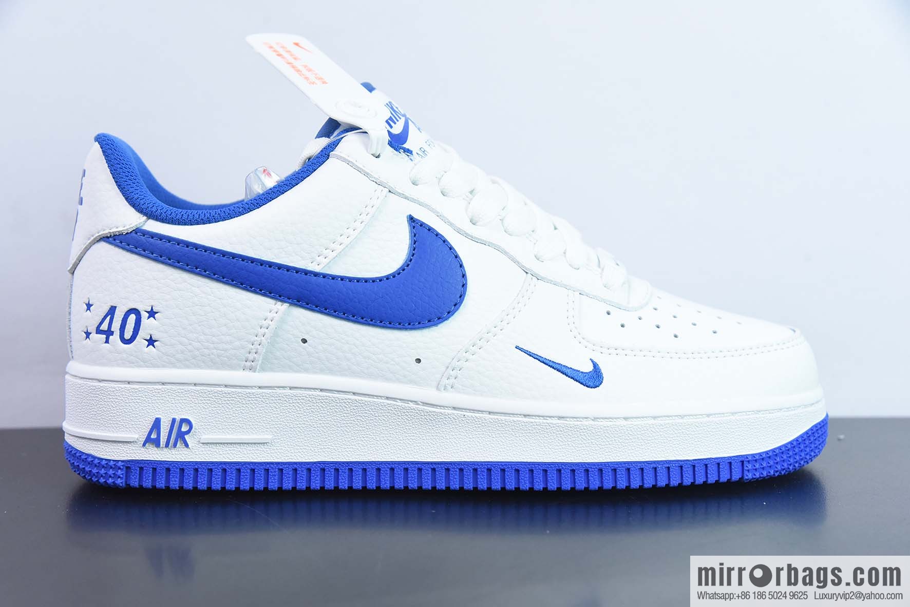Nike Air Force 1 Low '07 40th Anniversary Ice Blue, Air Force One Low Top Casual Board Shoes, Item Number: MN5263-123