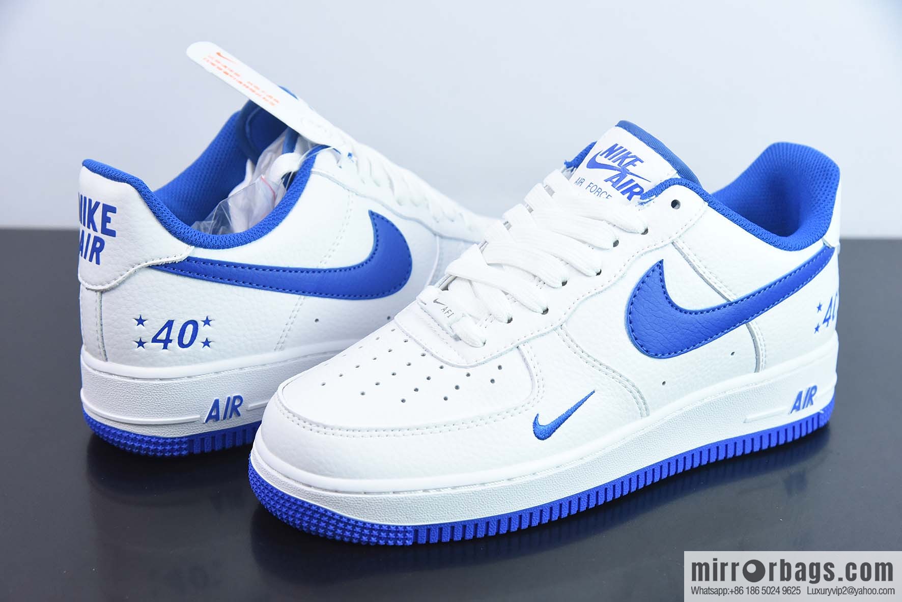 Nike Air Force 1 Low '07 40th Anniversary Ice Blue, Air Force One Low Top Casual Board Shoes, Item Number: MN5263-123