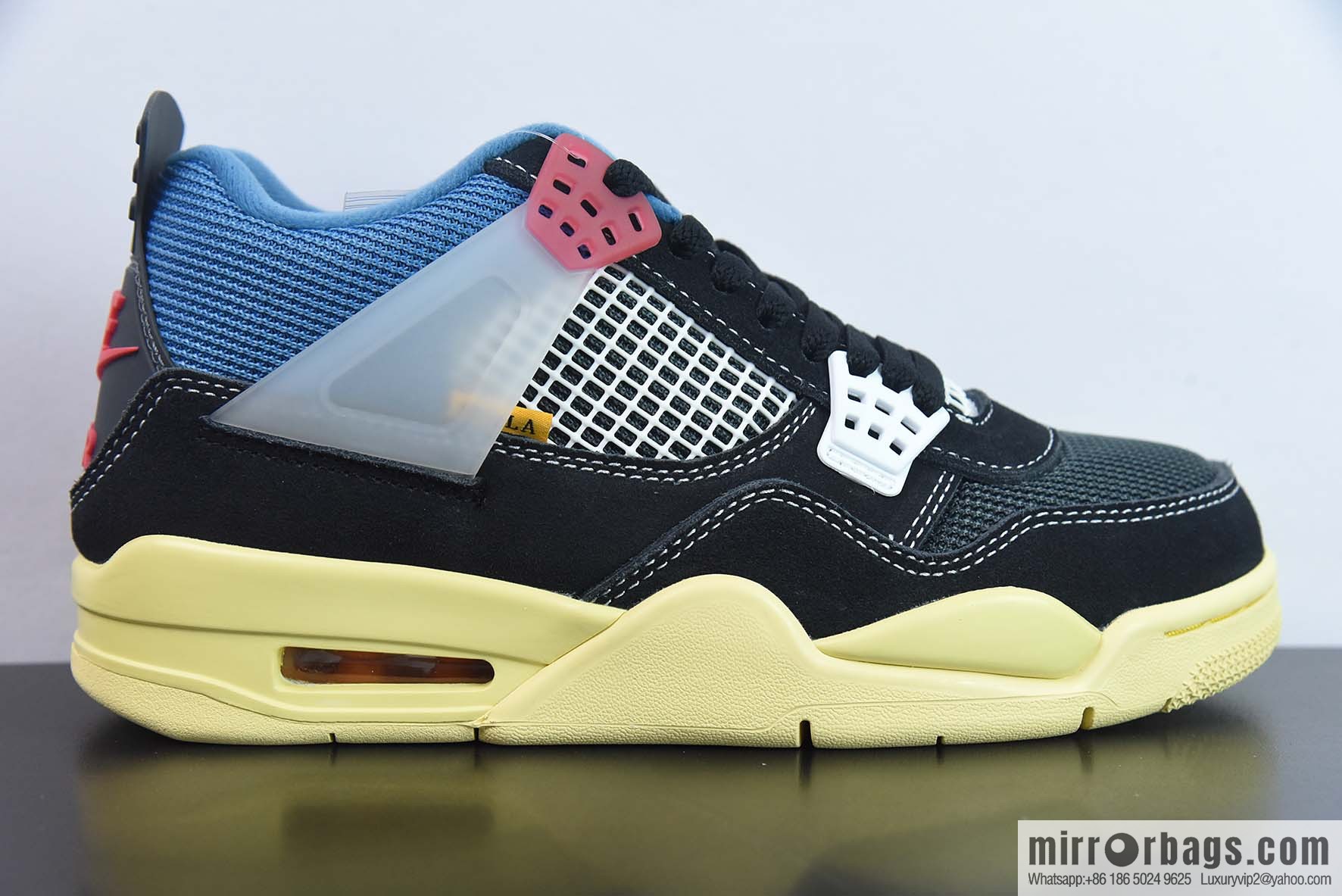 Air Jordan 4 x Union LA AJ4 Joint Off Noir Blue Knight sneakers Part Number: DC9533-001