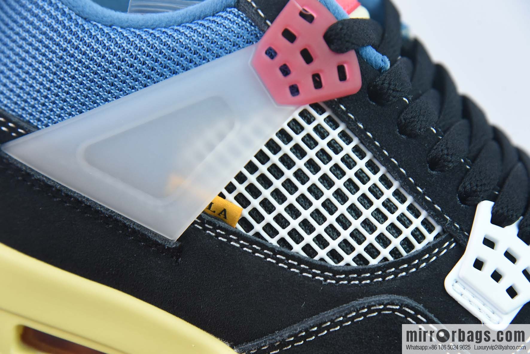 Air Jordan 4 x Union LA AJ4 Joint Off Noir Blue Knight sneakers Part Number: DC9533-001