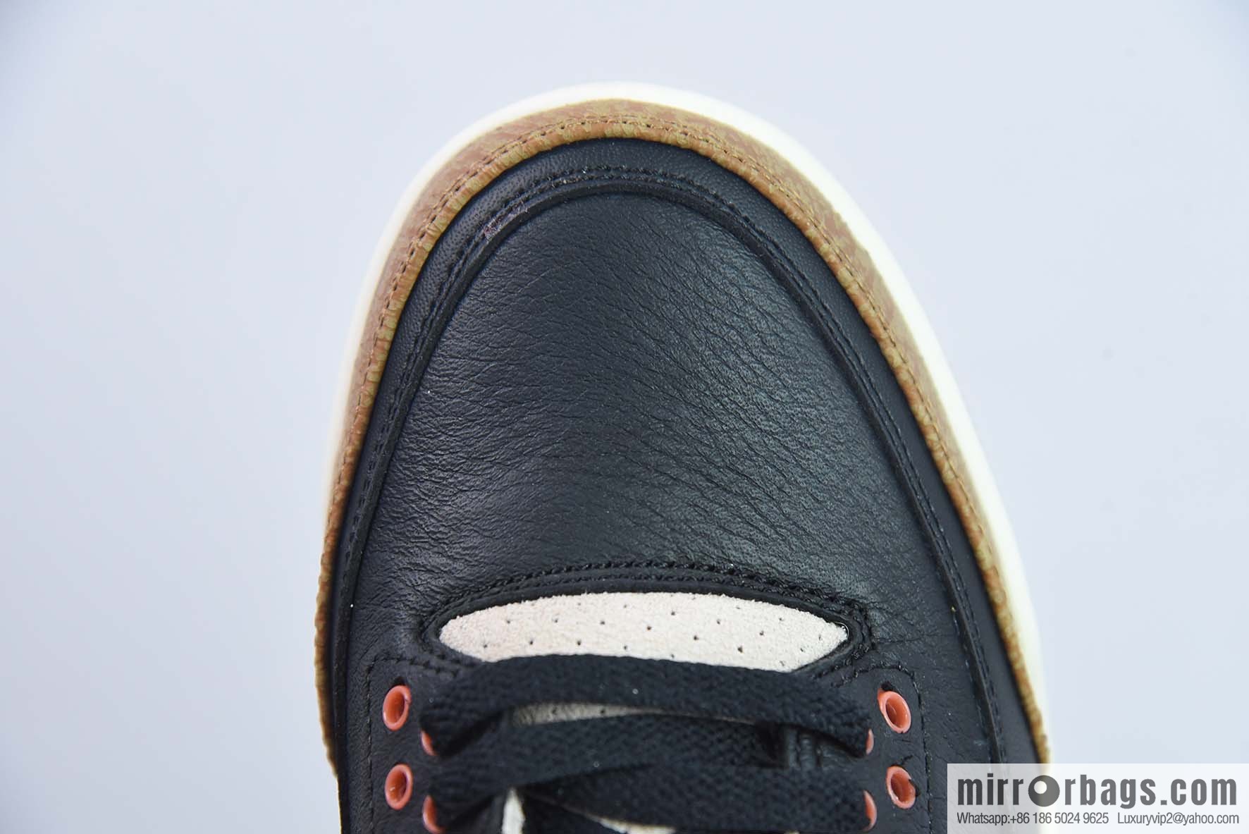 Air Jordan AJ3 black mocha men's sneakers item number: CT8532-008