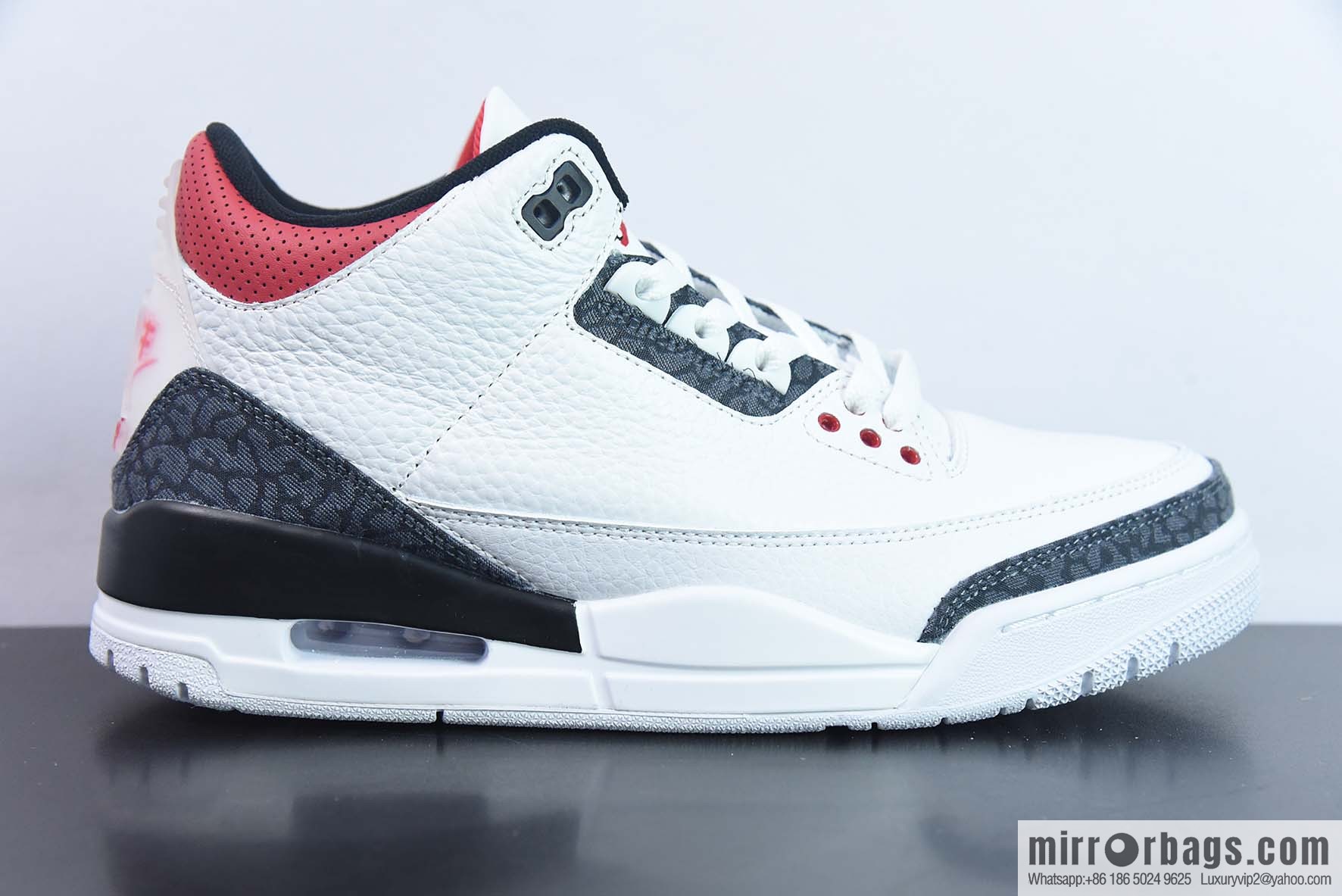 Air Jordan AJ3 Retro flame red Japanese limited sneakers CZ6433-100