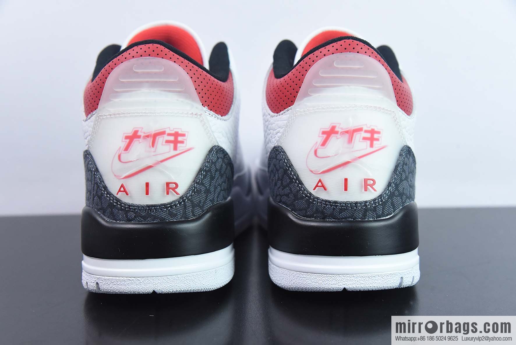 Air Jordan AJ3 Retro flame red Japanese limited sneakers CZ6433-100