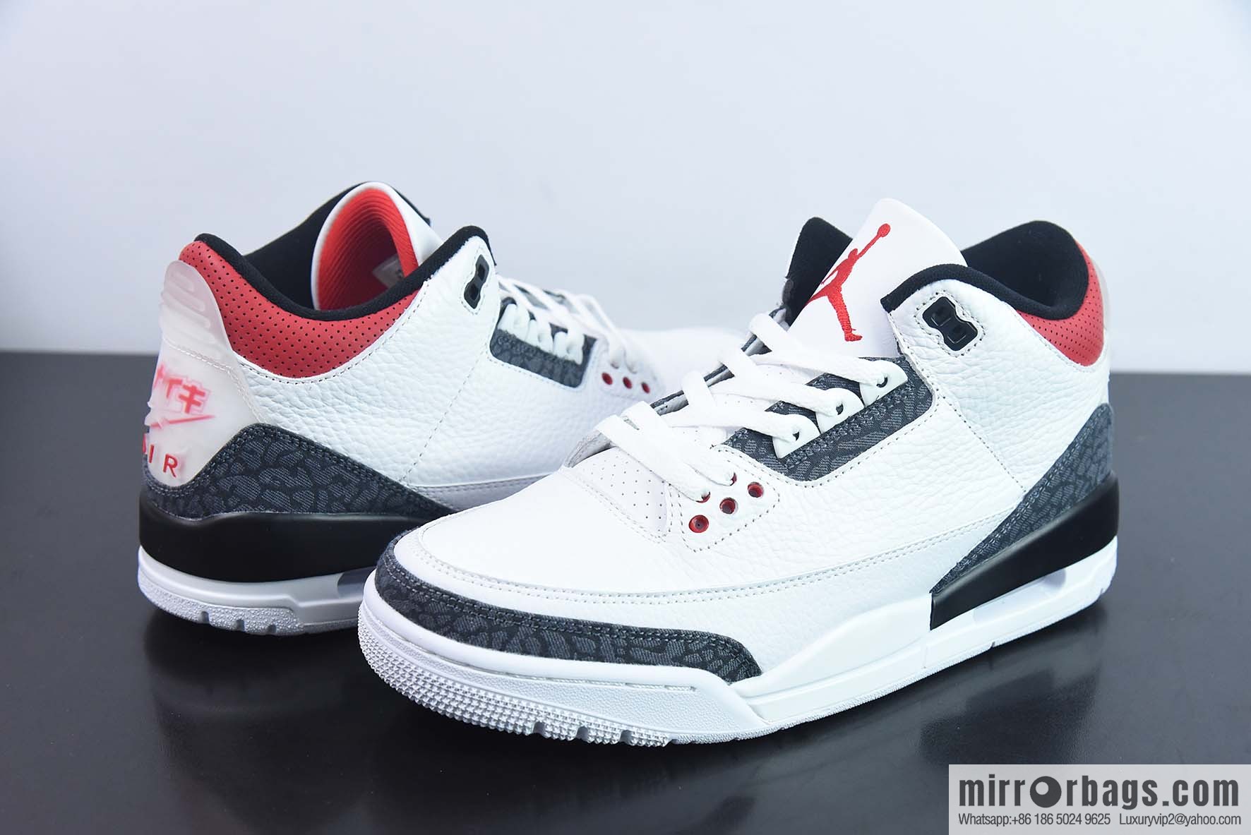 Air Jordan AJ3 Retro flame red Japanese limited sneakers CZ6433-100