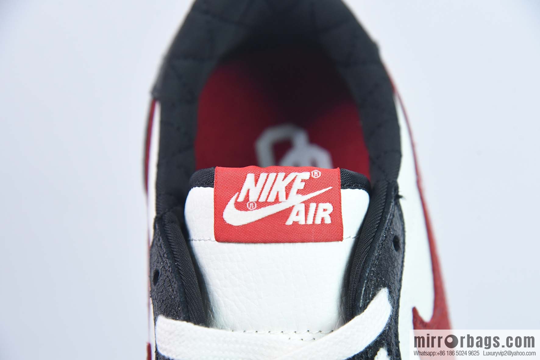 Air Jordan AJ1 Low-top, white, black and red, item number: DZ0798-108