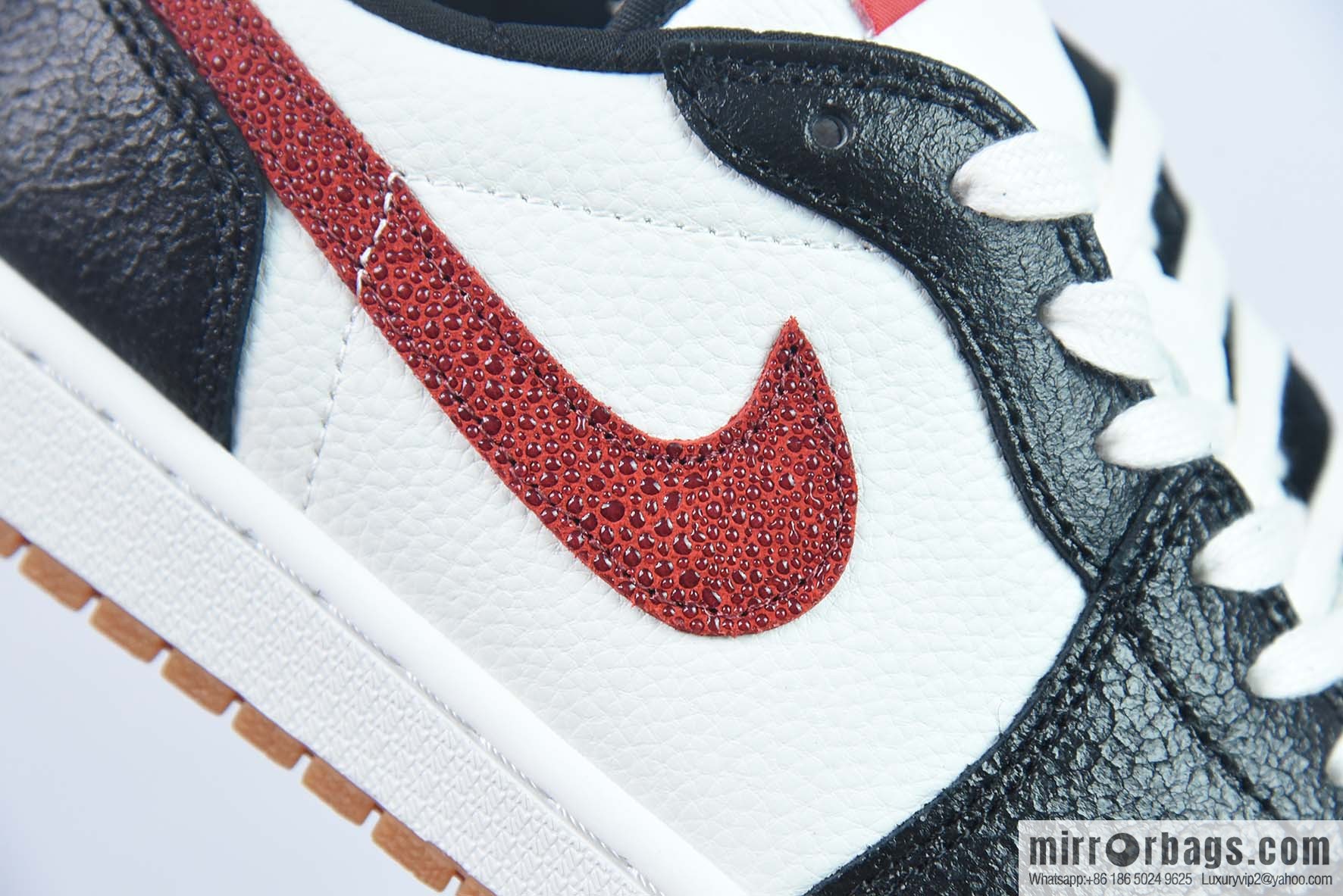 Air Jordan AJ1 Low-top, white, black and red, item number: DZ0798-108