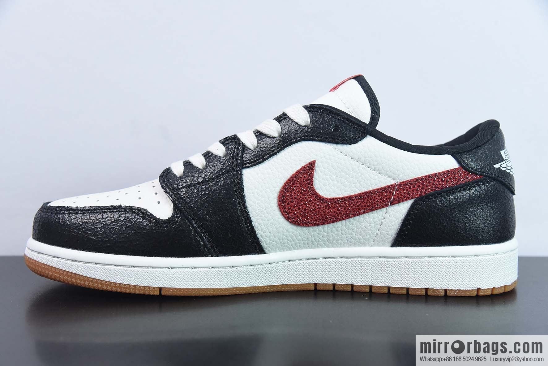 Air Jordan AJ1 Low-top, white, black and red, item number: DZ0798-108