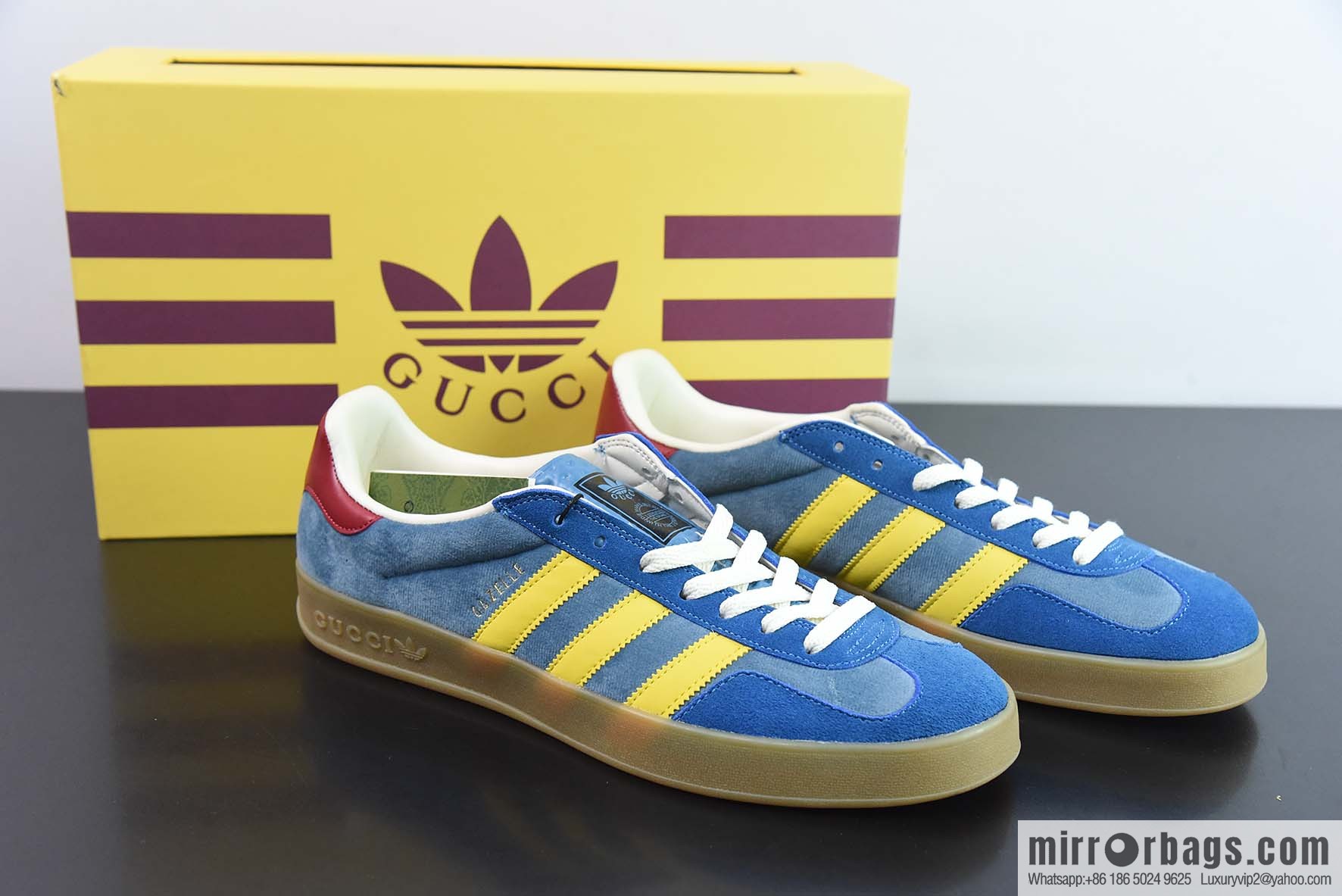 Originals Gazelle Indoor Clover Vintage Casual non-slip durable low-top board shoes