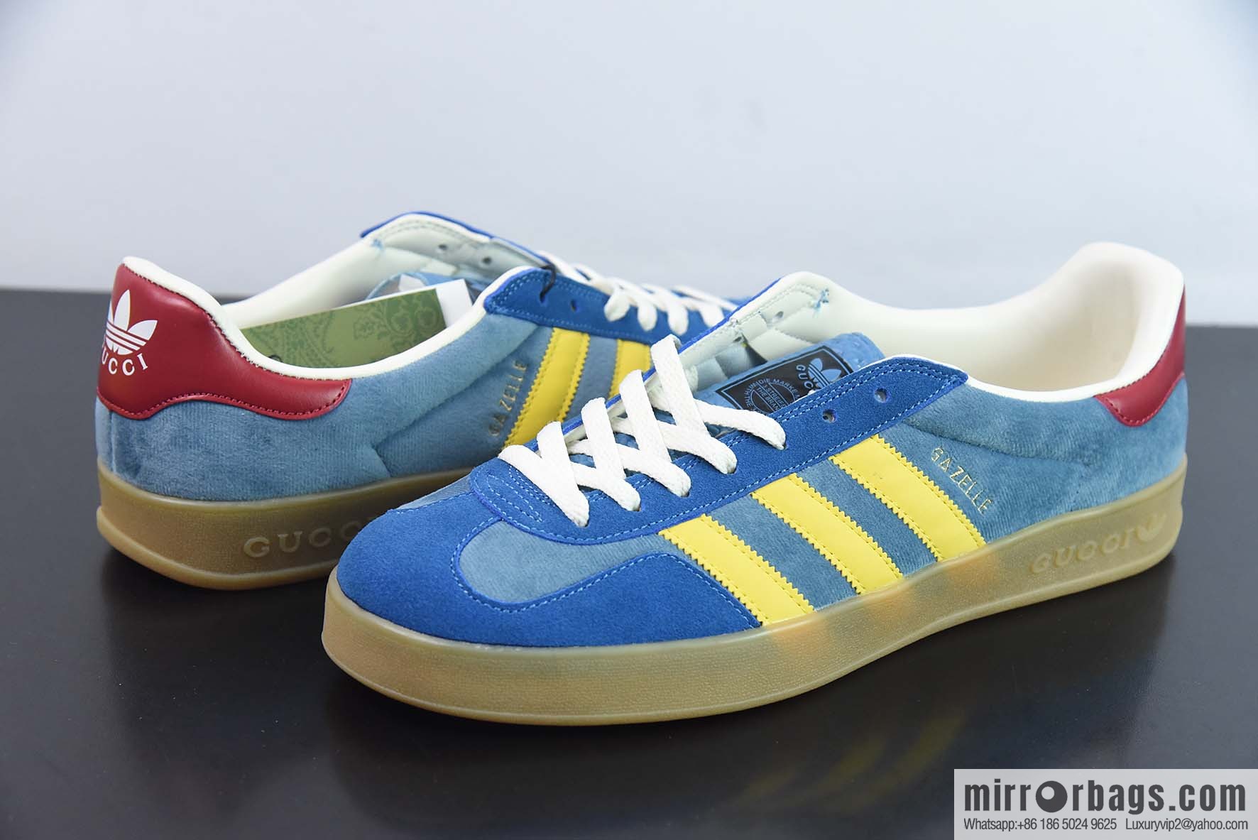 Originals Gazelle Indoor Clover Vintage Casual non-slip durable low-top board shoes