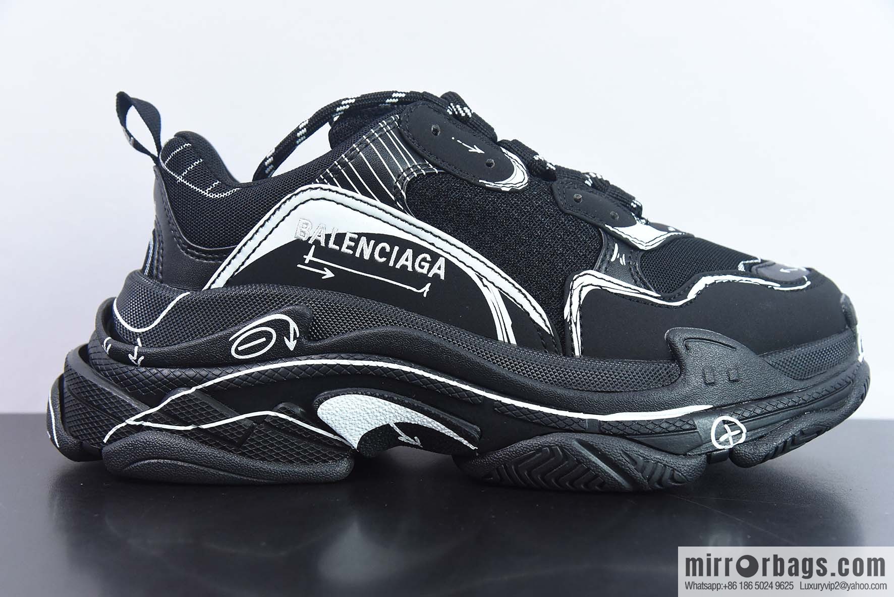 Balenciaga Triple S Sneaker Vintage Shoes