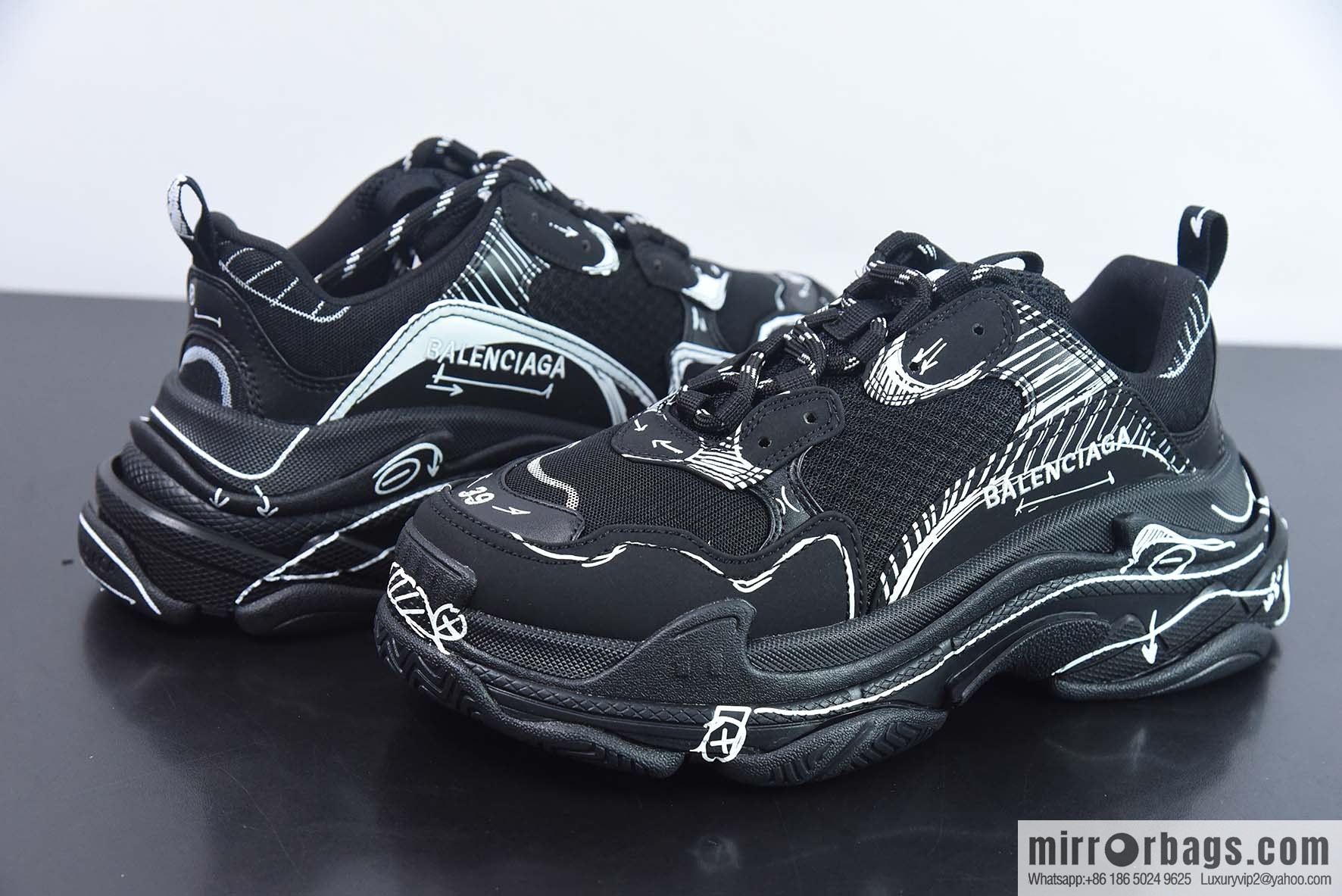 Balenciaga Triple S Sneaker Vintage Shoes