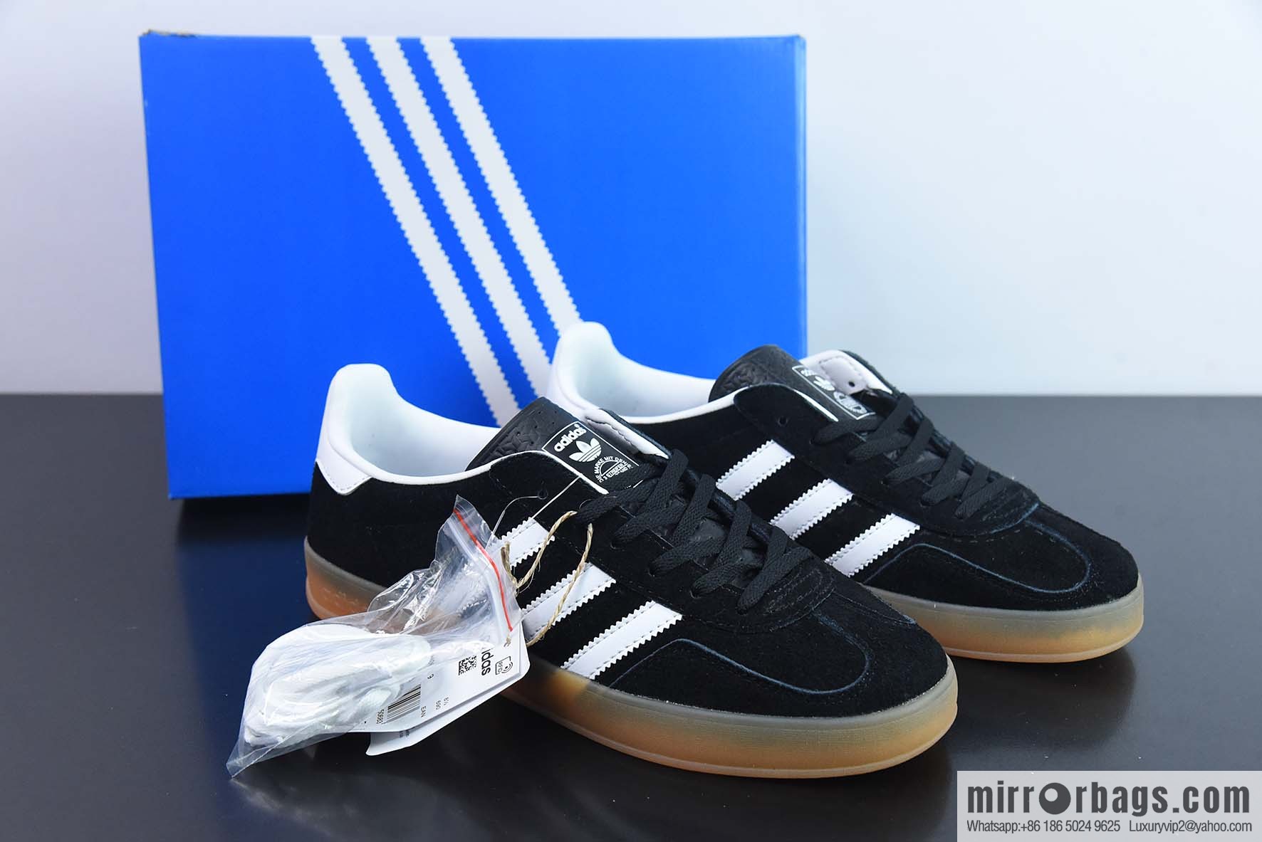 Adi AD Originals Gazelle Indoor Clover Vintage Casual non-slip durable low-top board shoes, item number: H06259
