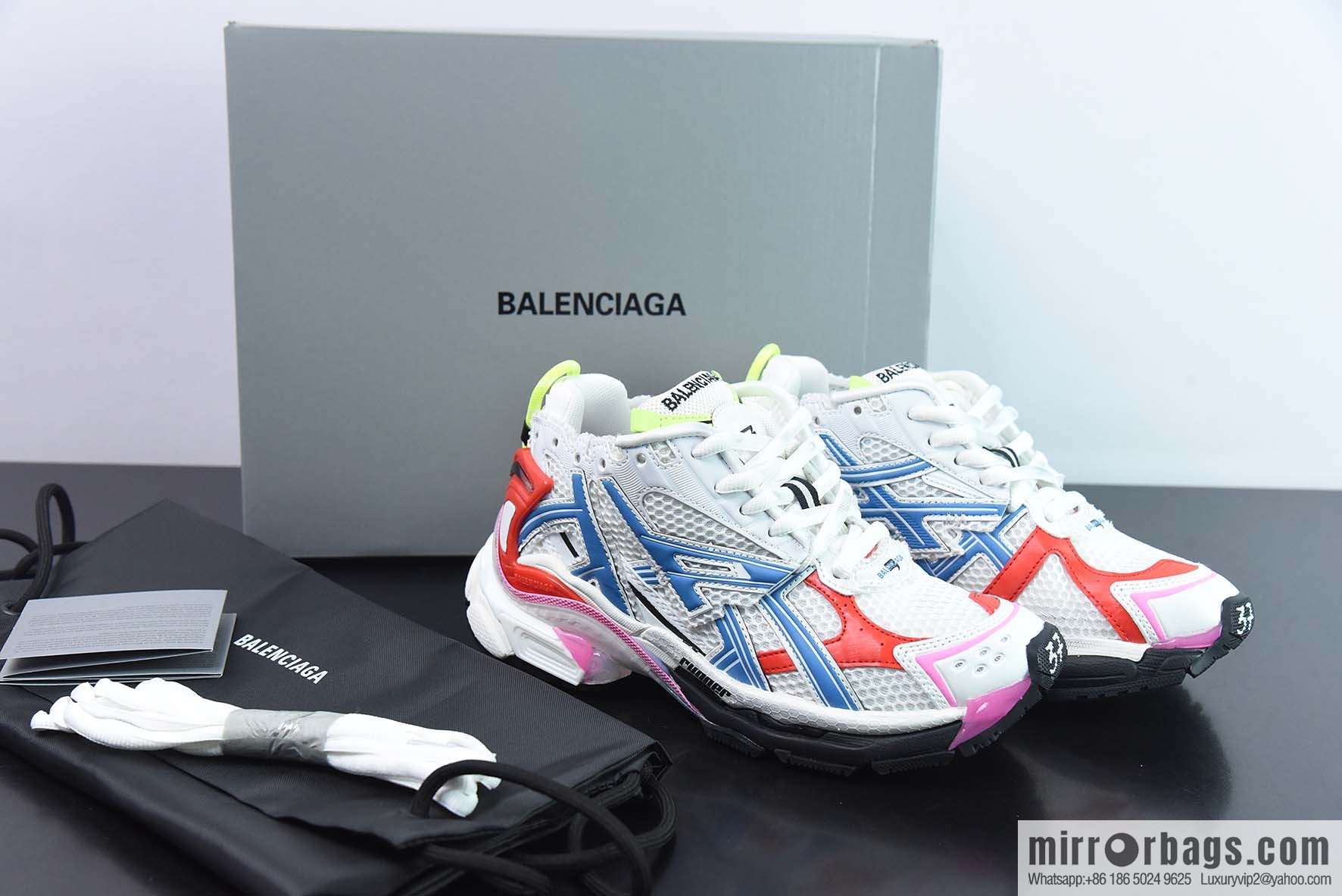Balenciaga Seventh Generation 7.0 BALENCIAGA Runner Sneaker Jogging Series Low Top Vintage Wild Running Trend sneakers Daddy Shoes