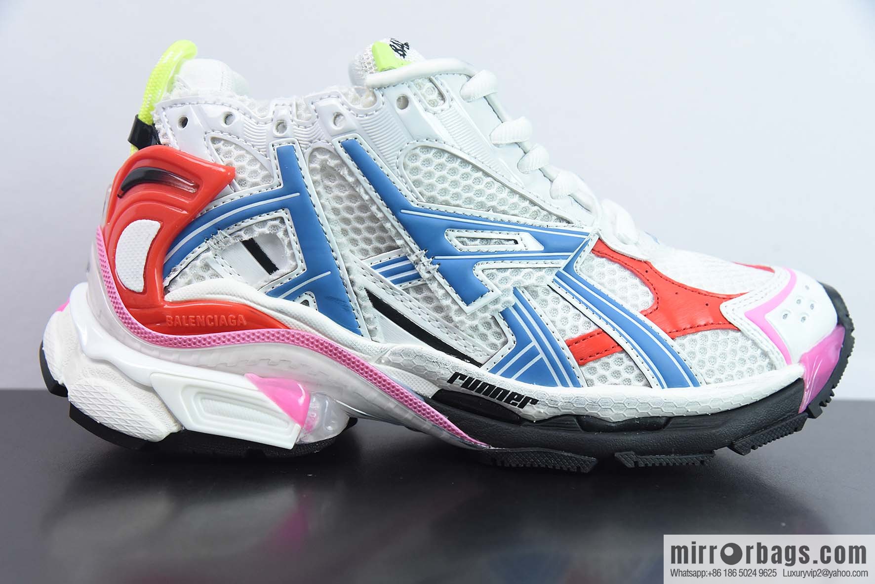 Balenciaga Seventh Generation 7.0 BALENCIAGA Runner Sneaker Jogging Series Low Top Vintage Wild Running Trend sneakers Daddy Shoes