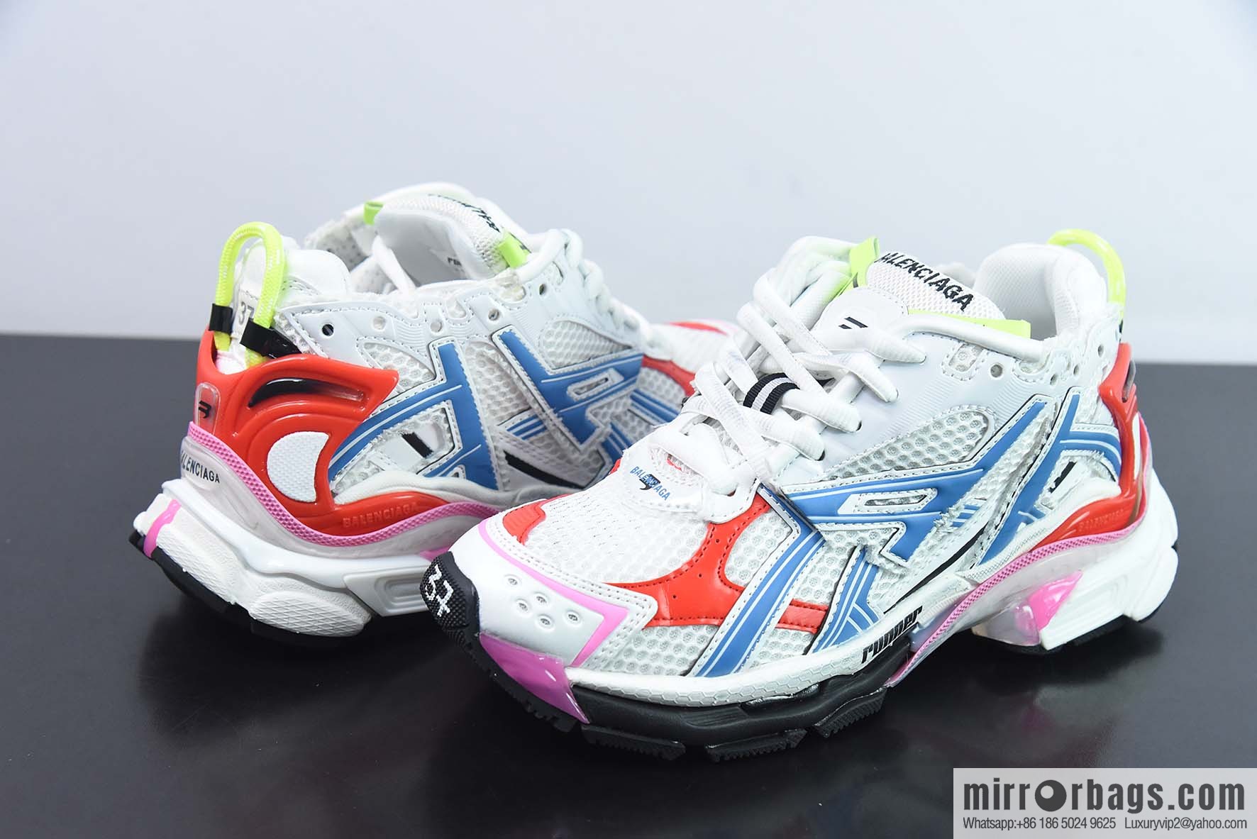 Balenciaga Seventh Generation 7.0 BALENCIAGA Runner Sneaker Jogging Series Low Top Vintage Wild Running Trend sneakers Daddy Shoes
