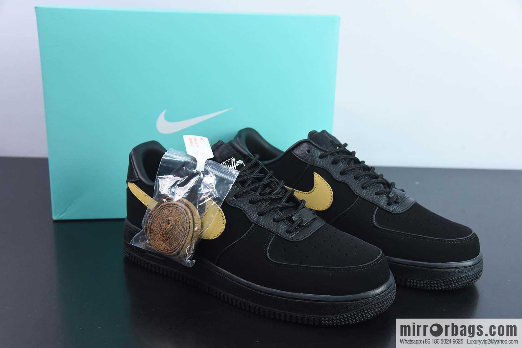 Nike Air Force 1 ′ 07 Air Force One low-top sports and leisure shoes, black gold Tiffany & Co. Item number: DZ1382-002
