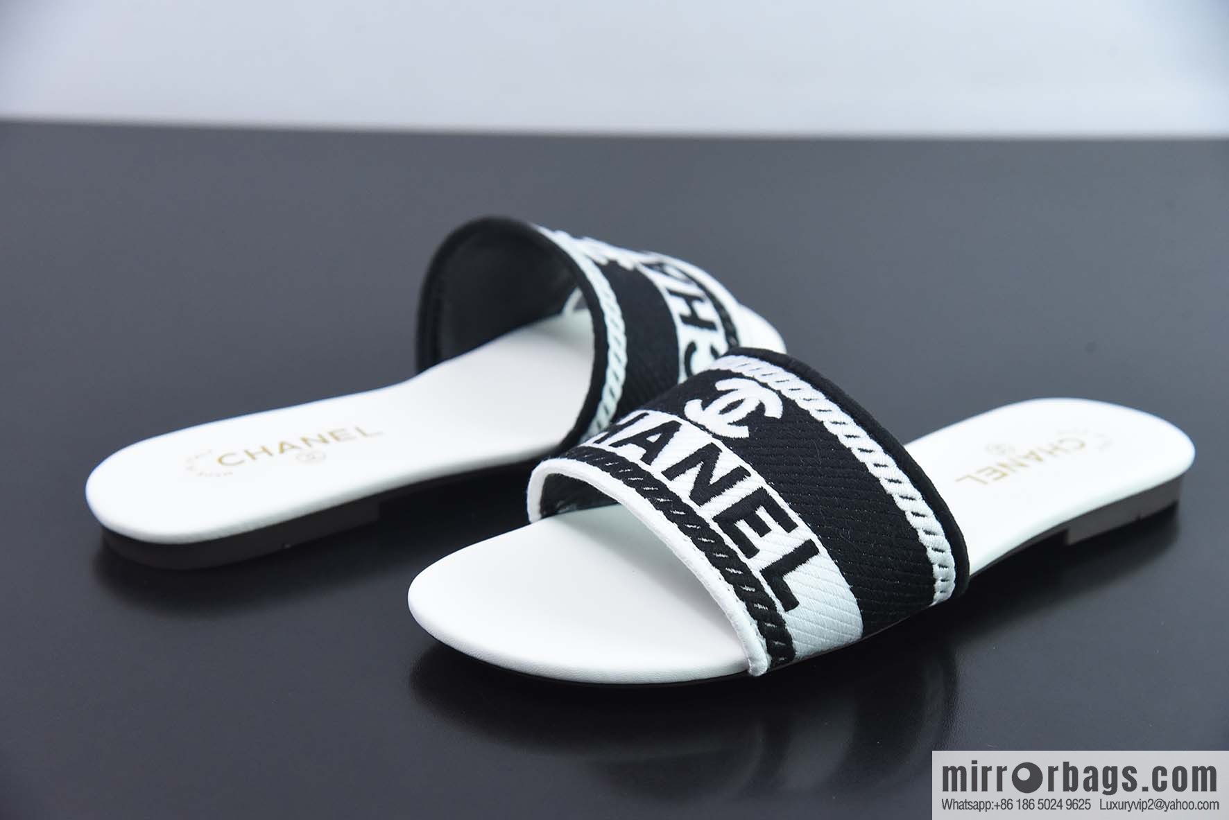 Chanel Chanel 2023 new embroidery slippers