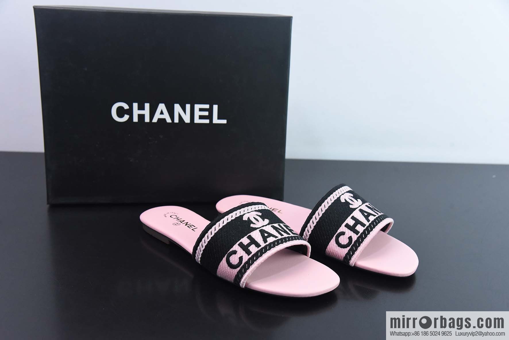 Chanel Chanel 2023 new embroidery slippers