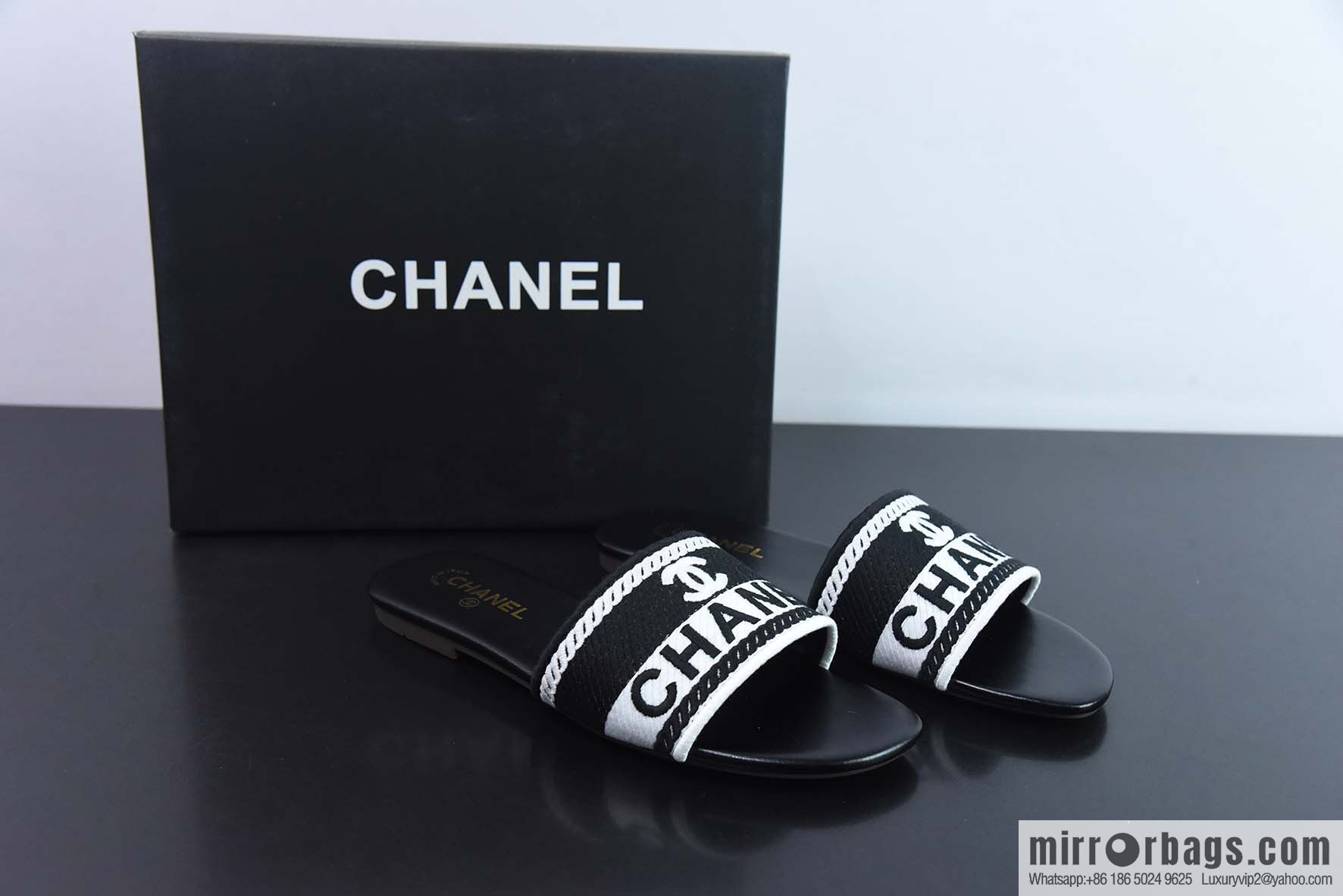 Chanel Chanel 2023 new embroidery slippers