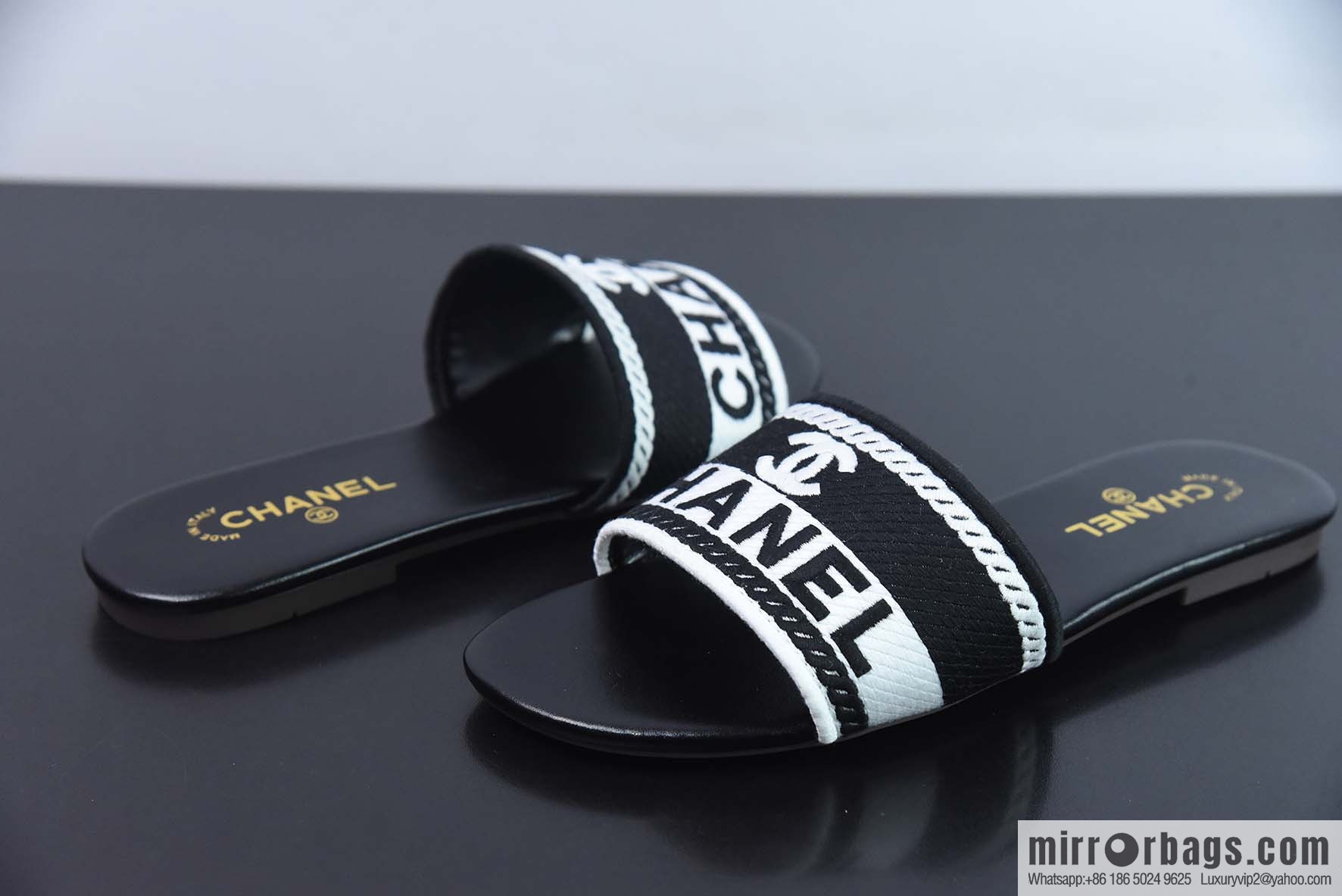 Chanel Chanel 2023 new embroidery slippers