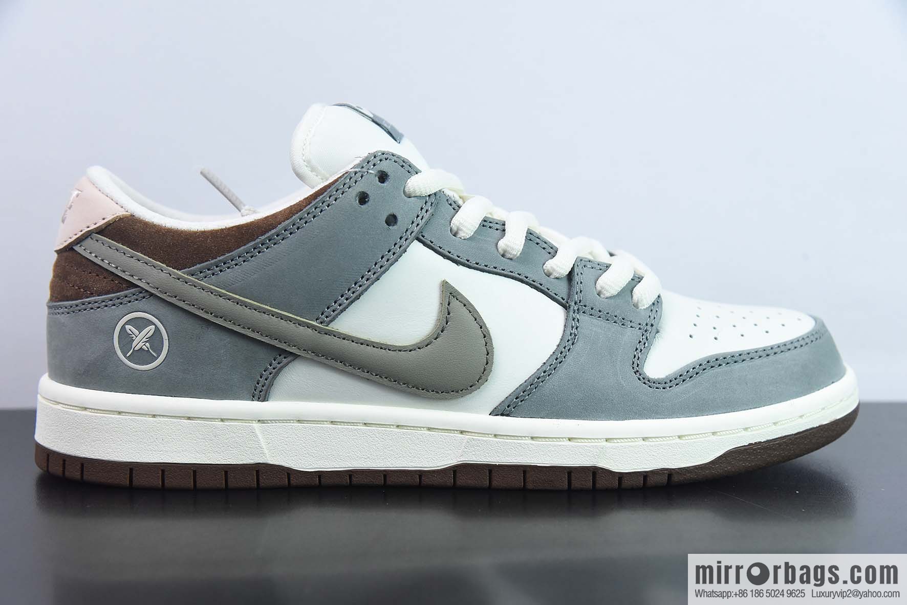 Nk SB gray feather Dunk Low joint SB low-top leisure sports skateboard shoes item number: FQ1180-001
