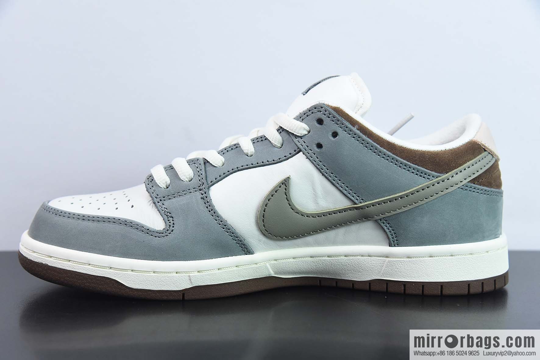 Nk SB gray feather Dunk Low joint SB low-top leisure sports skateboard shoes item number: FQ1180-001