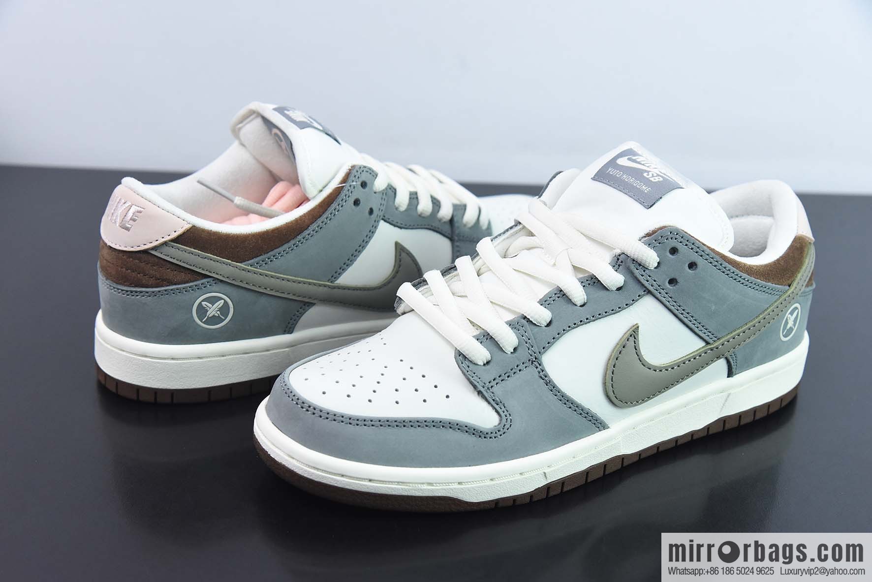Nk SB gray feather Dunk Low joint SB low-top leisure sports skateboard shoes item number: FQ1180-001