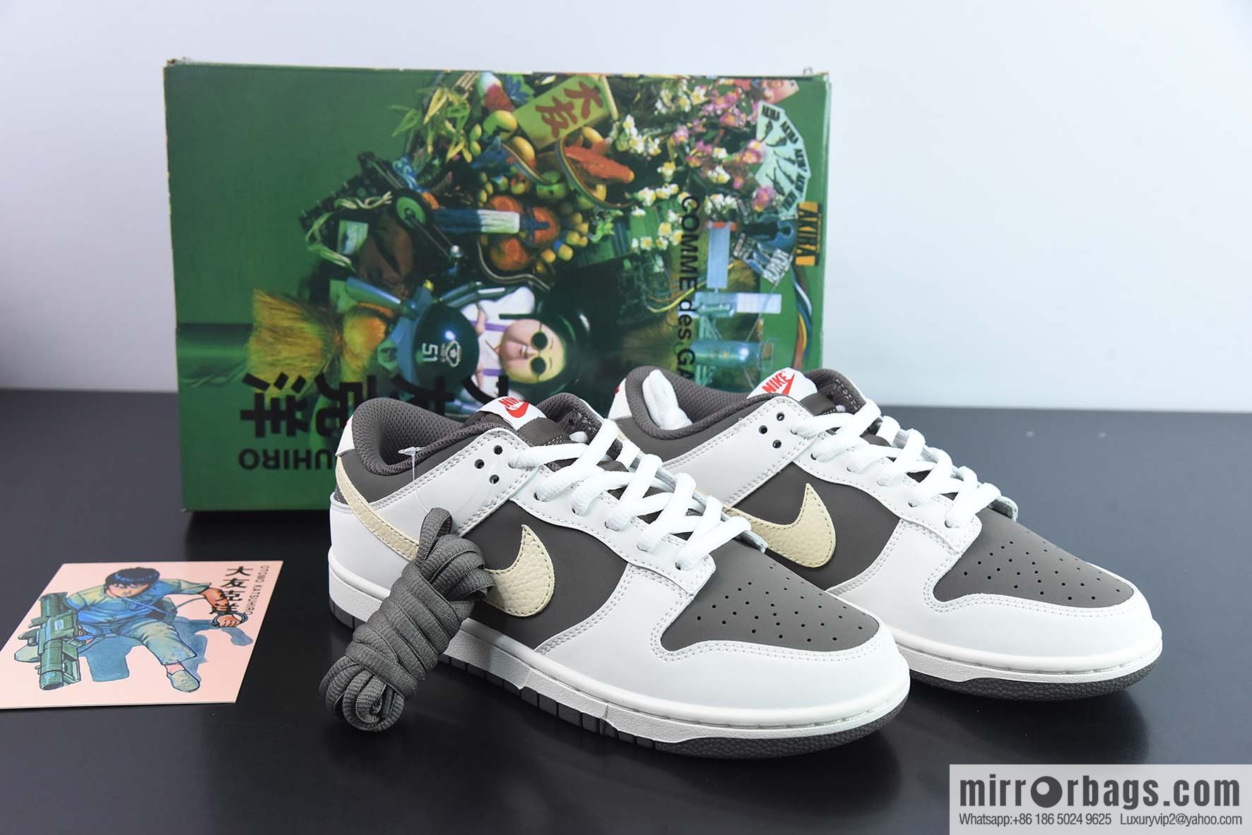 Nike SB Dunk Low Oyoke suede white brown bear low-top sneakers Item number: TT3636 023