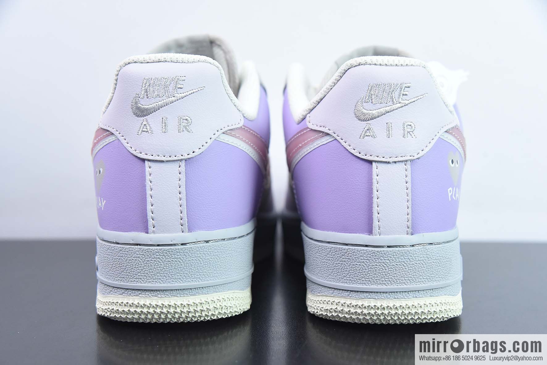 Air Force 1 '07 Low Air Force One, Rei Kawakubo gradually change purple, stacked hook, double hook sneakers Item number: CJ0304 016