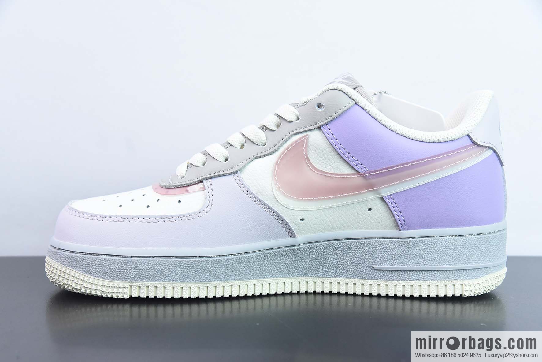 Air Force 1 '07 Low Air Force One, Rei Kawakubo gradually change purple, stacked hook, double hook sneakers Item number: CJ0304 016