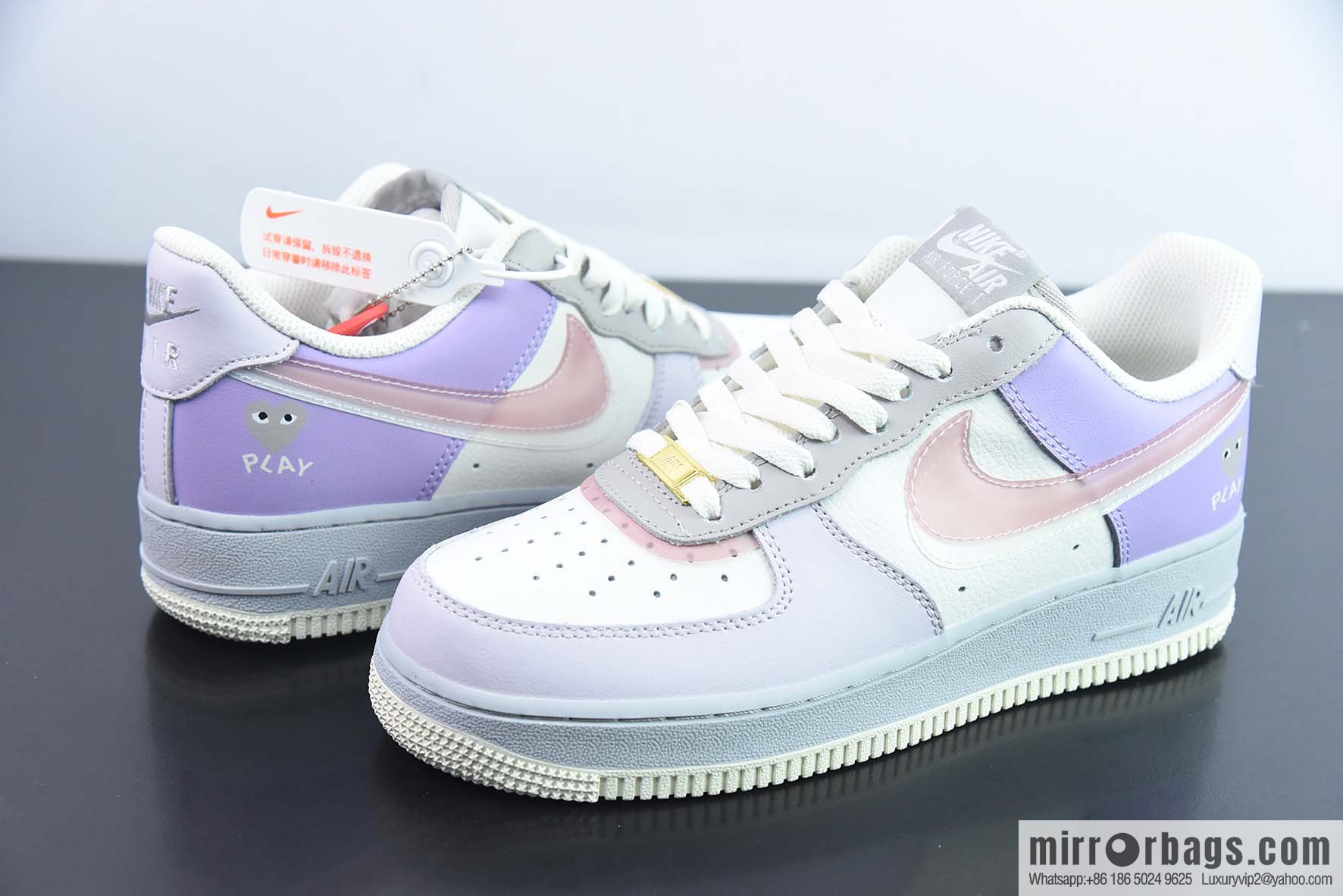 Air Force 1 '07 Low Air Force One, Rei Kawakubo gradually change purple, stacked hook, double hook sneakers Item number: CJ0304 016