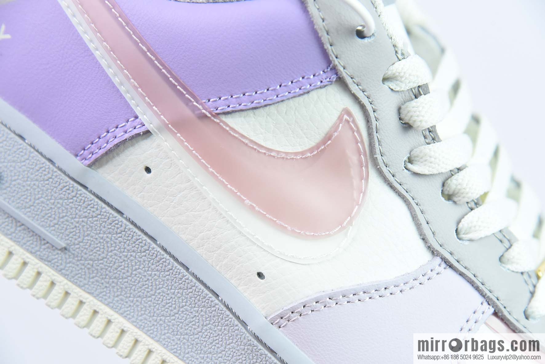 Air Force 1 '07 Low Air Force One, Rei Kawakubo gradually change purple, stacked hook, double hook sneakers Item number: CJ0304 016