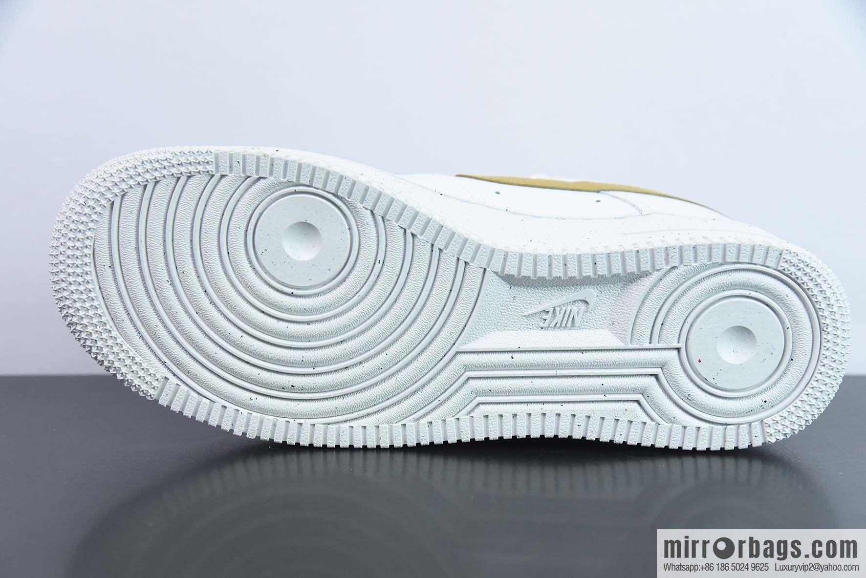 Air Force 1 '07 Low Air Force, White Gold, Gold Hook Low Top Sneakers Item Number: DV3808 101