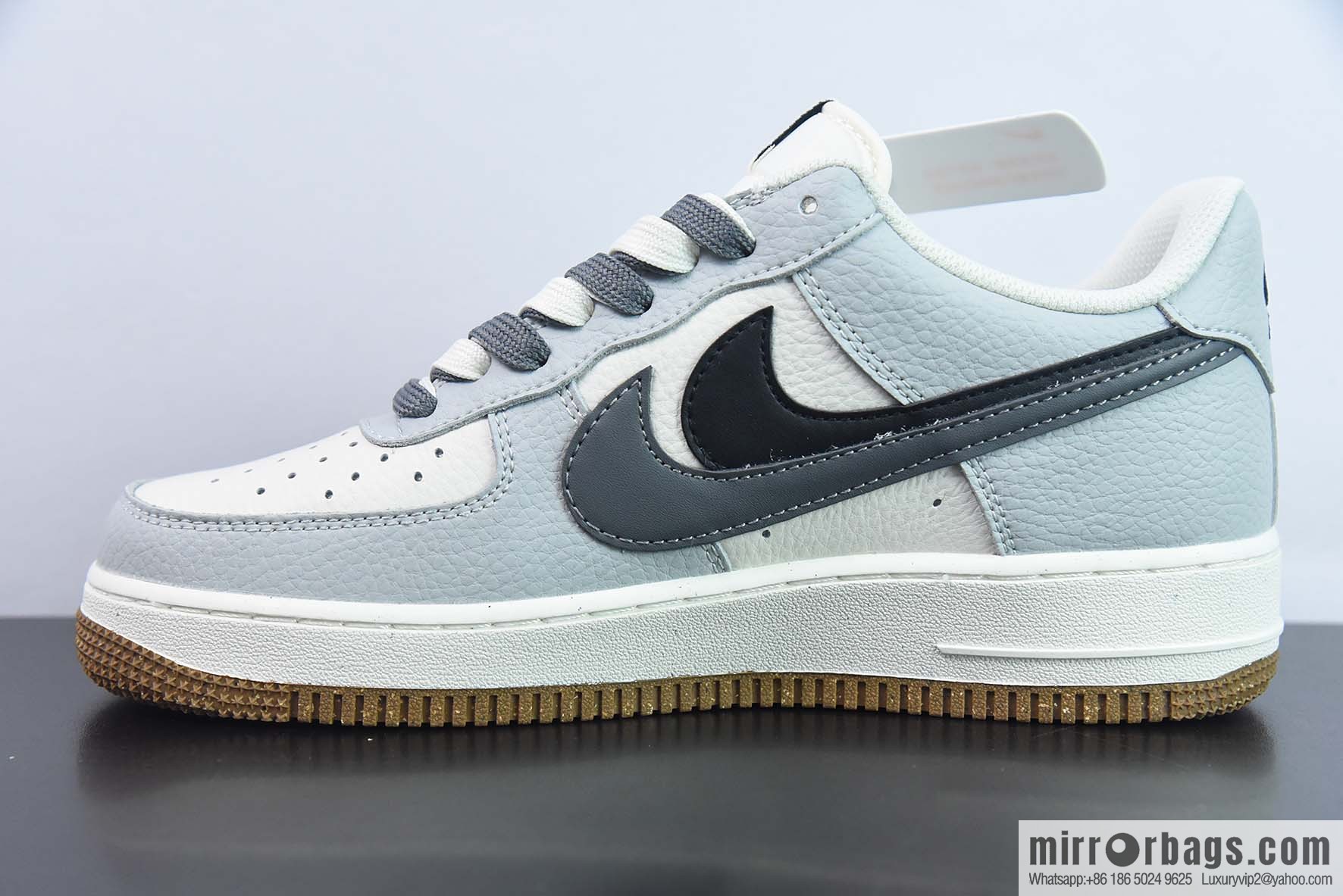 Nk Air Force 1 '07 Low black and gray bear double hook, Air Force No. 1 low-top casual board shoes, item number CC2569-033