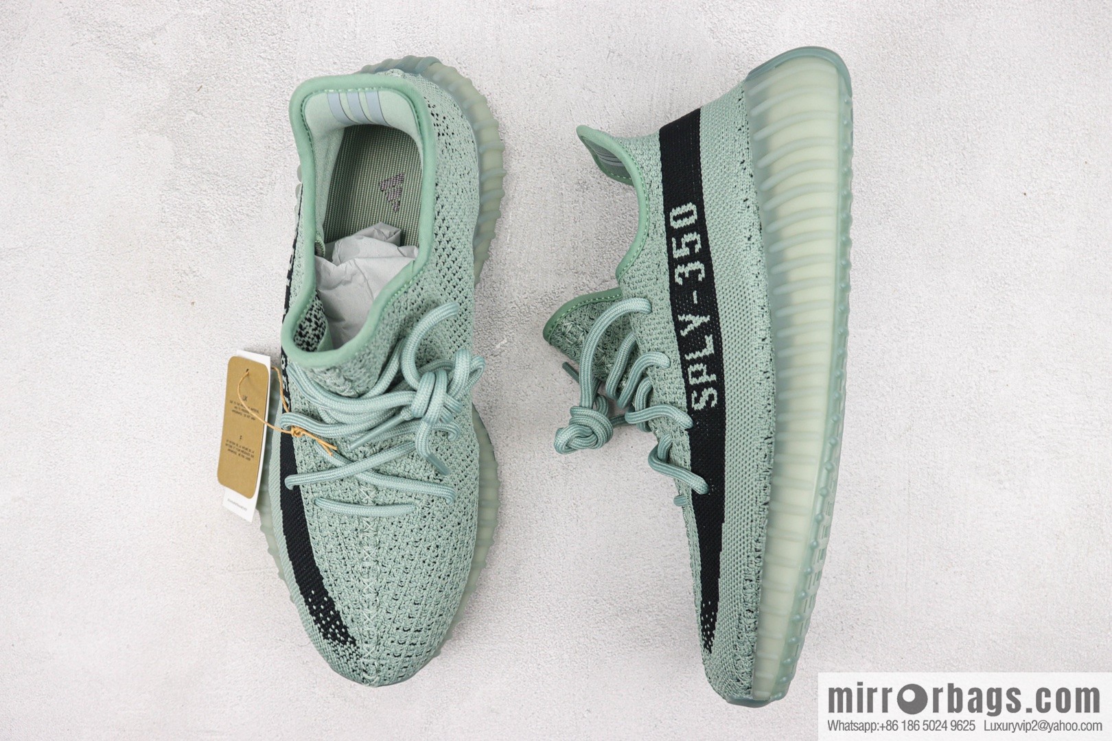 Coconut 350 V2 Emerald Green Sneakers Part Number: HQ2060 AD Yeezy Boost 350 V2
