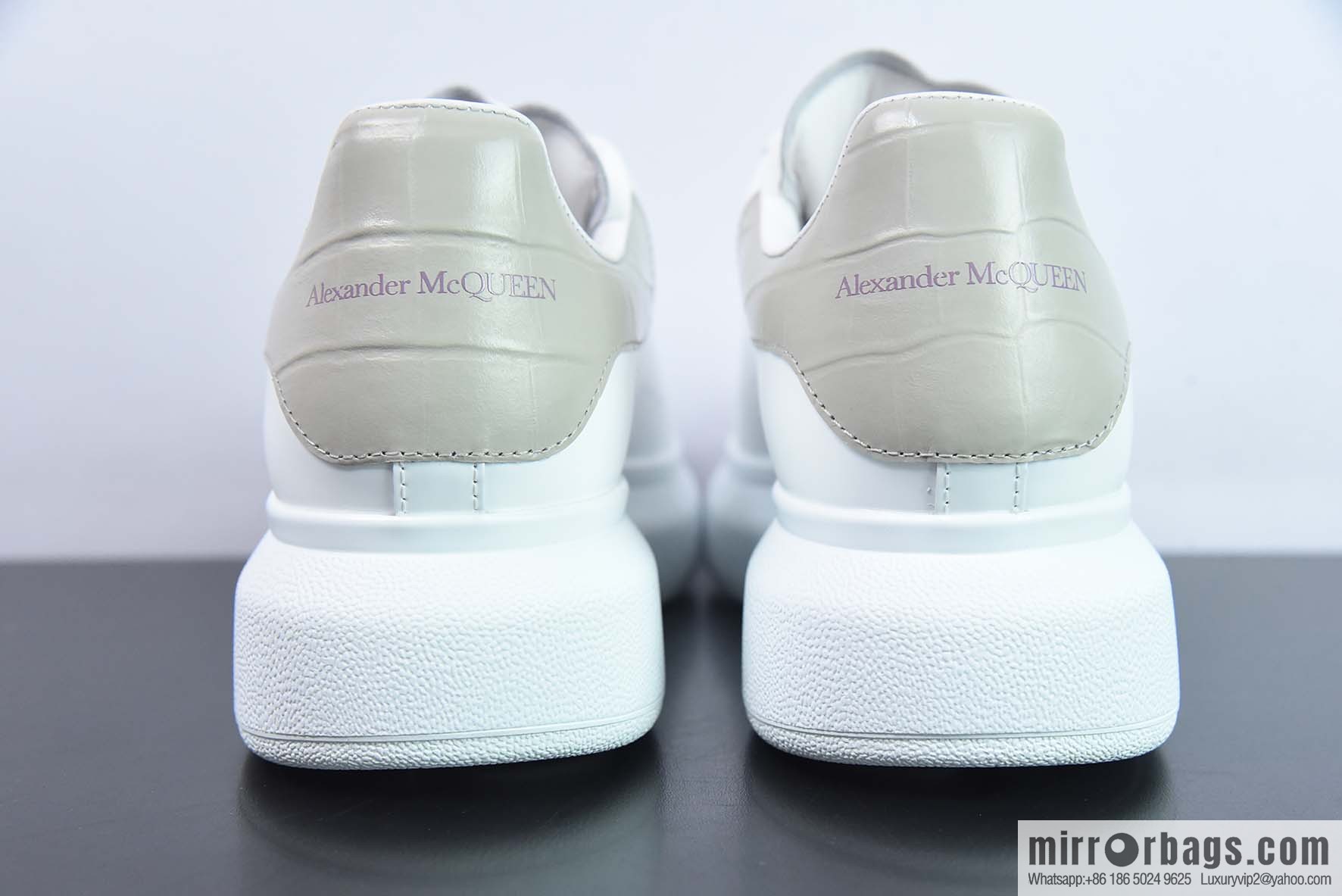 Alexander McQueen/Alexander McQueen, white shoes with thick soles