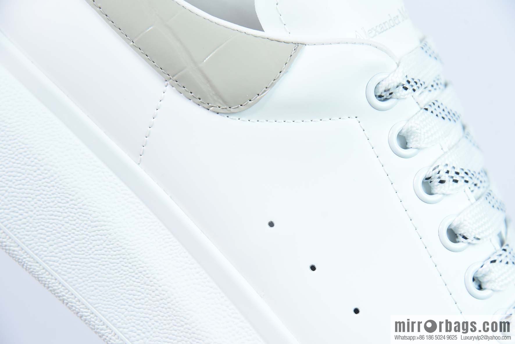 Alexander McQueen/Alexander McQueen, white shoes with thick soles