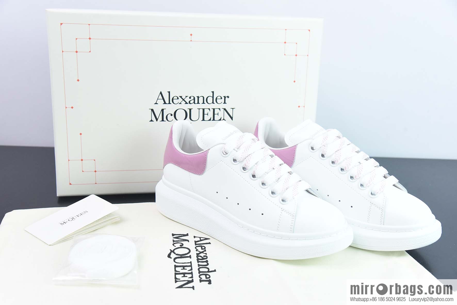 Alexander McQueen/Alexander McQueen, white shoes with thick soles
