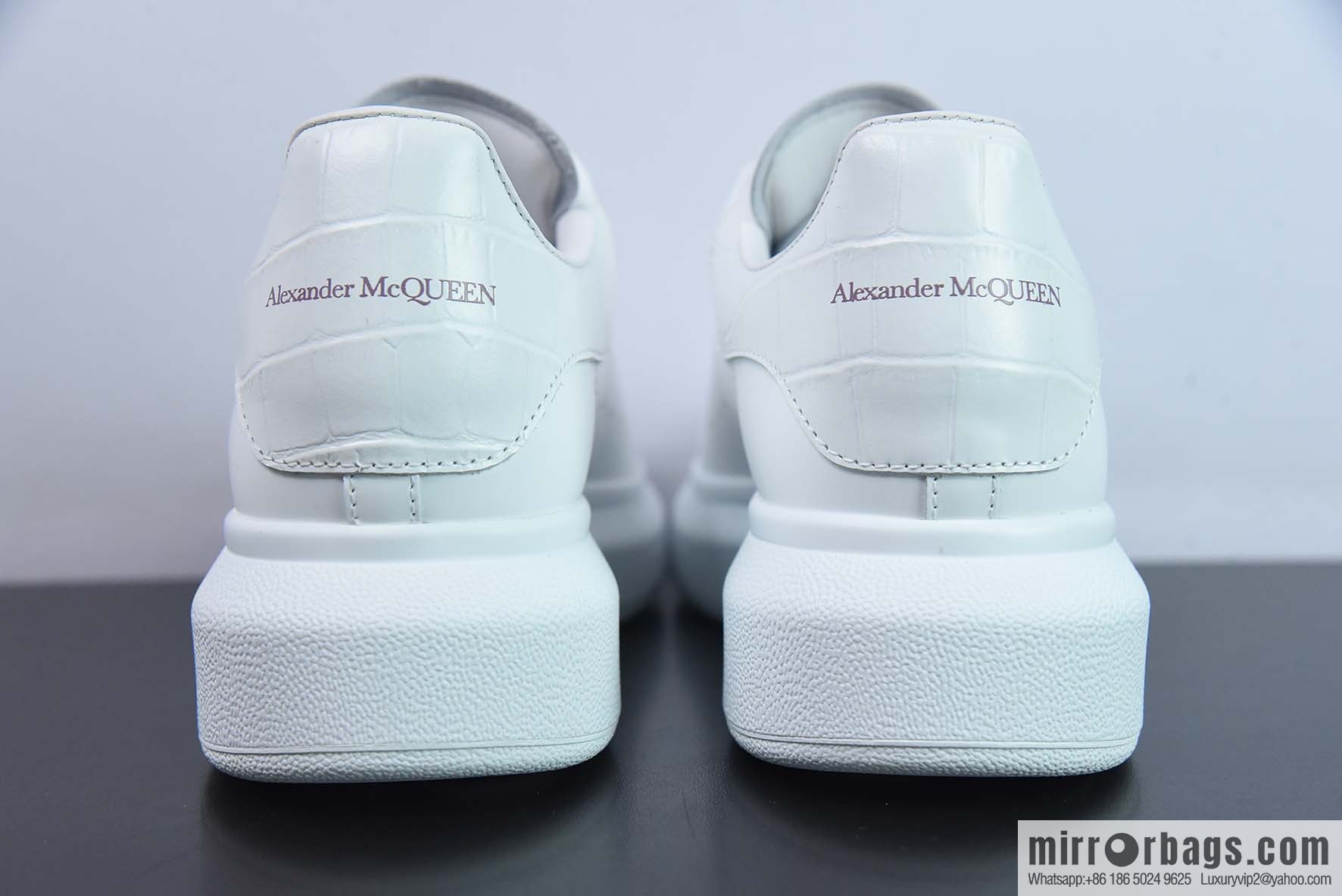 Alexander McQueen/Alexander McQueen, white shoes with thick soles