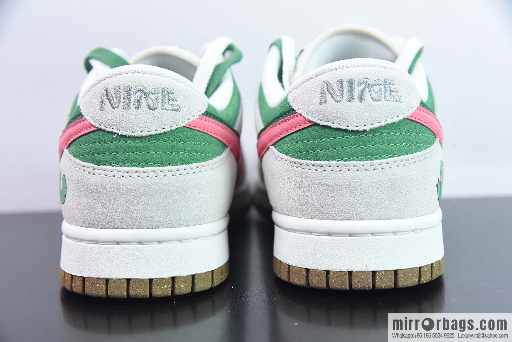 Nike SB Dunk Low 85 series, double hook, beige green, cactus 🌵 printed item number: DO9457 137