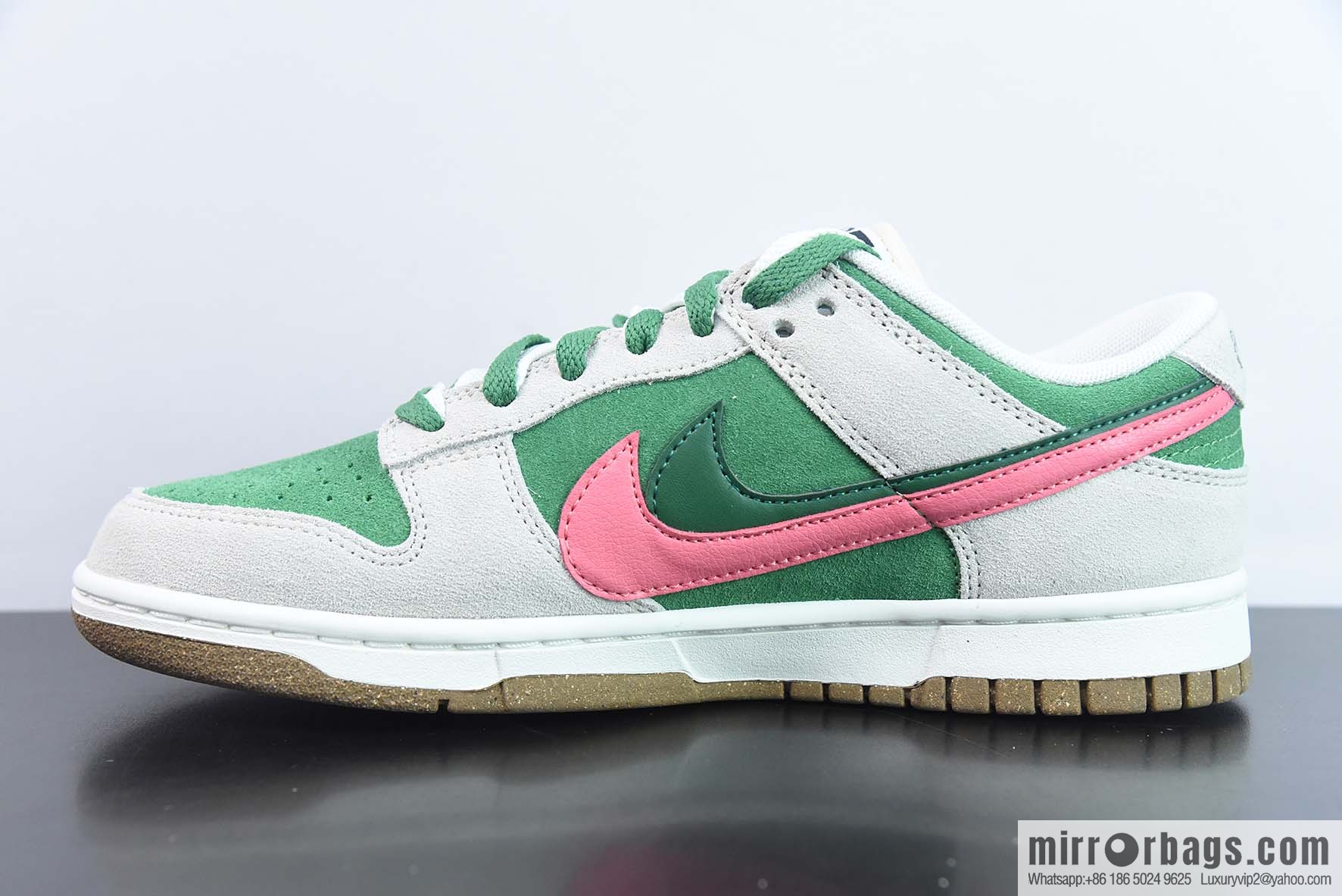 Nike SB Dunk Low 85 series, double hook, beige green, cactus 🌵 printed item number: DO9457 137